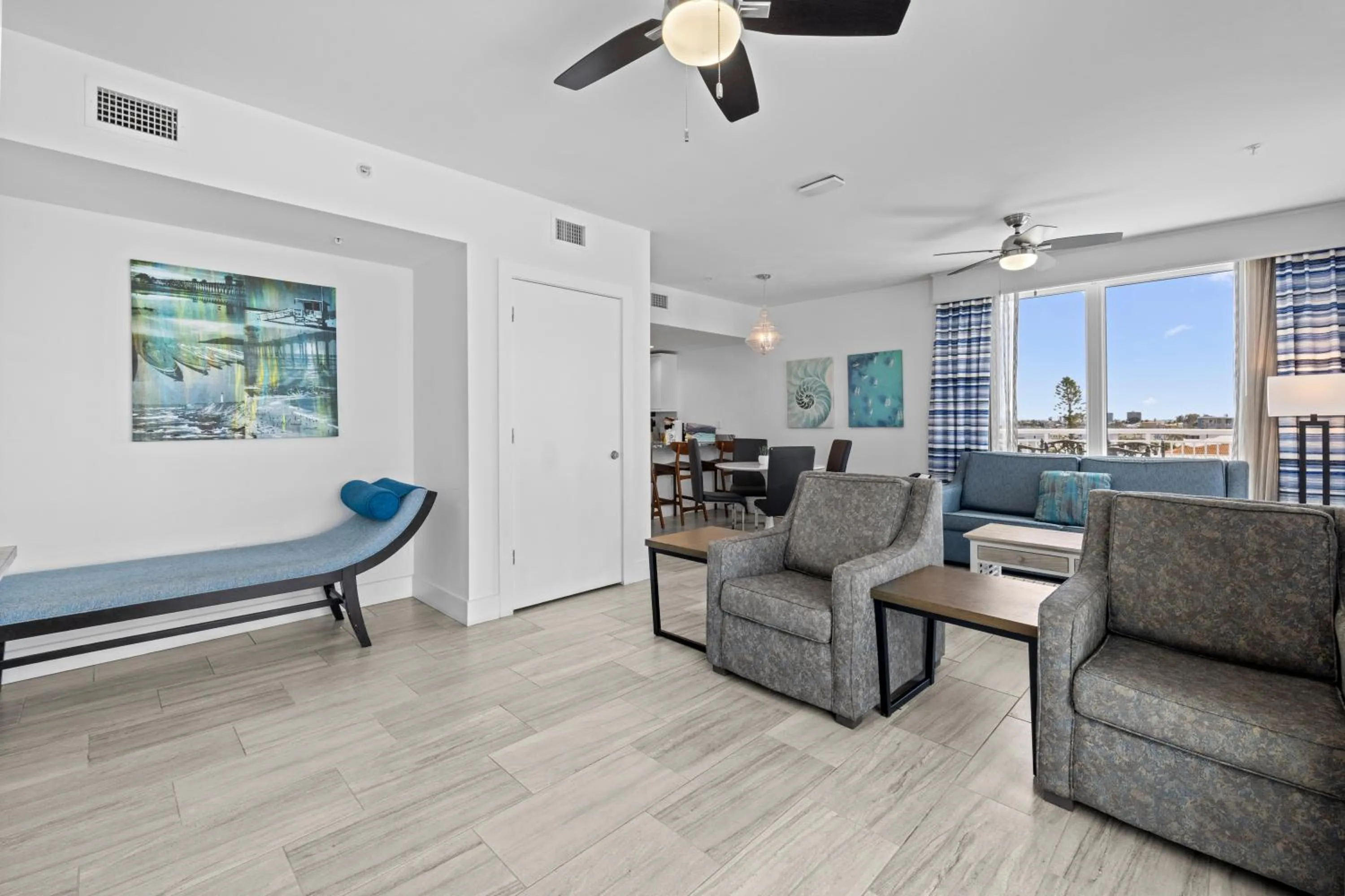 Living room in Provident Oceana Beachfront Suites