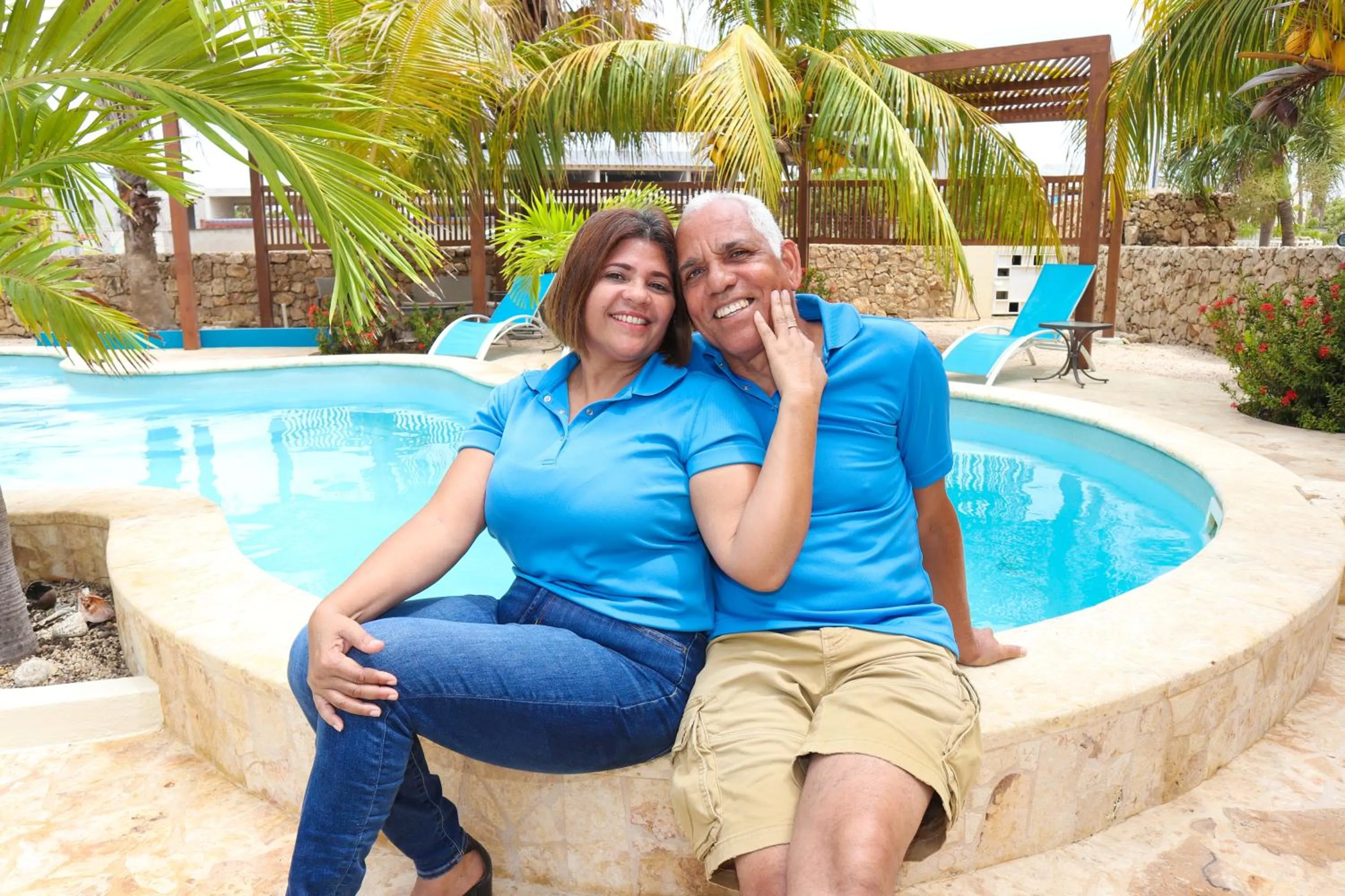 Staff, Swimming Pool in Aqua Viva Suites