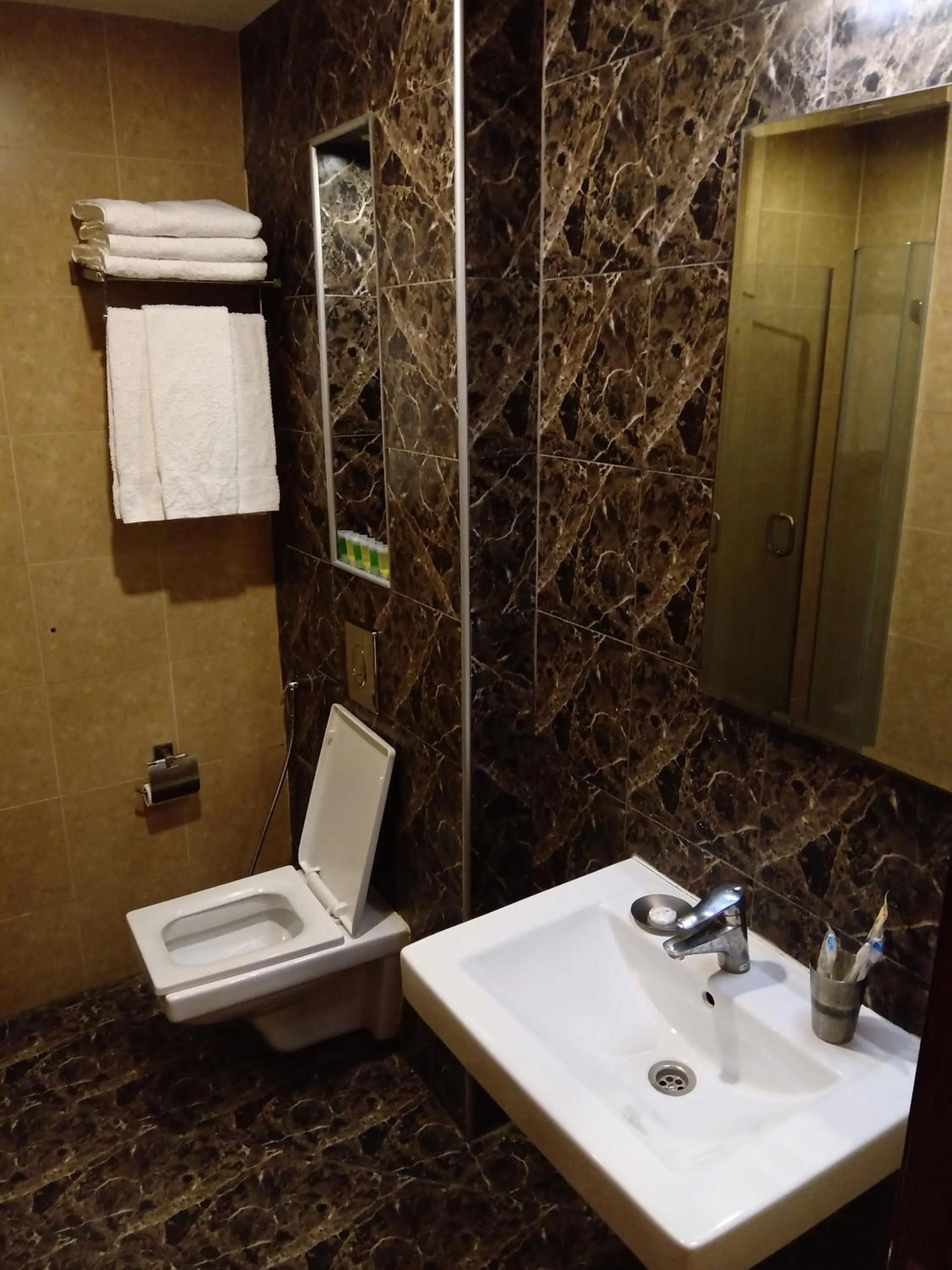 Bathroom in seven7days hotel