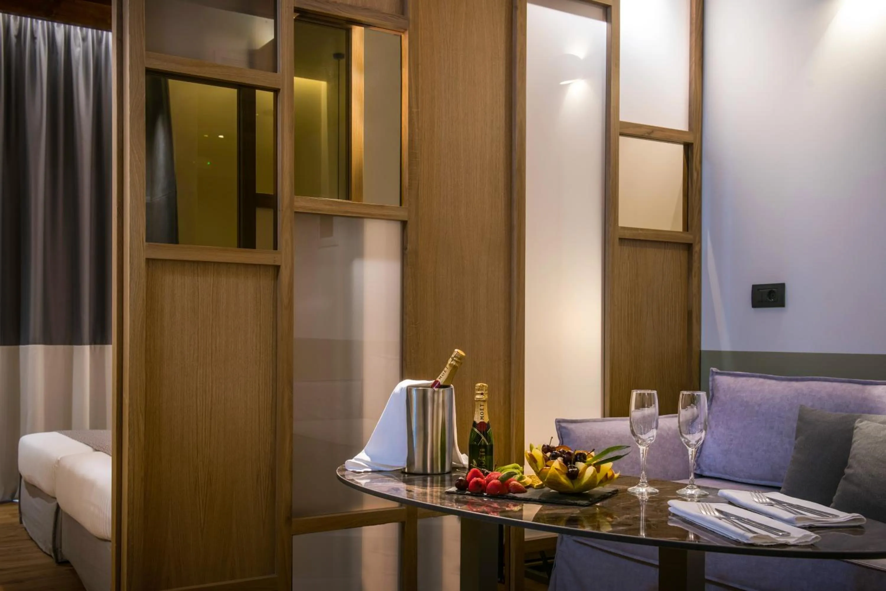 Seating area in Petousis Hotel & Suites