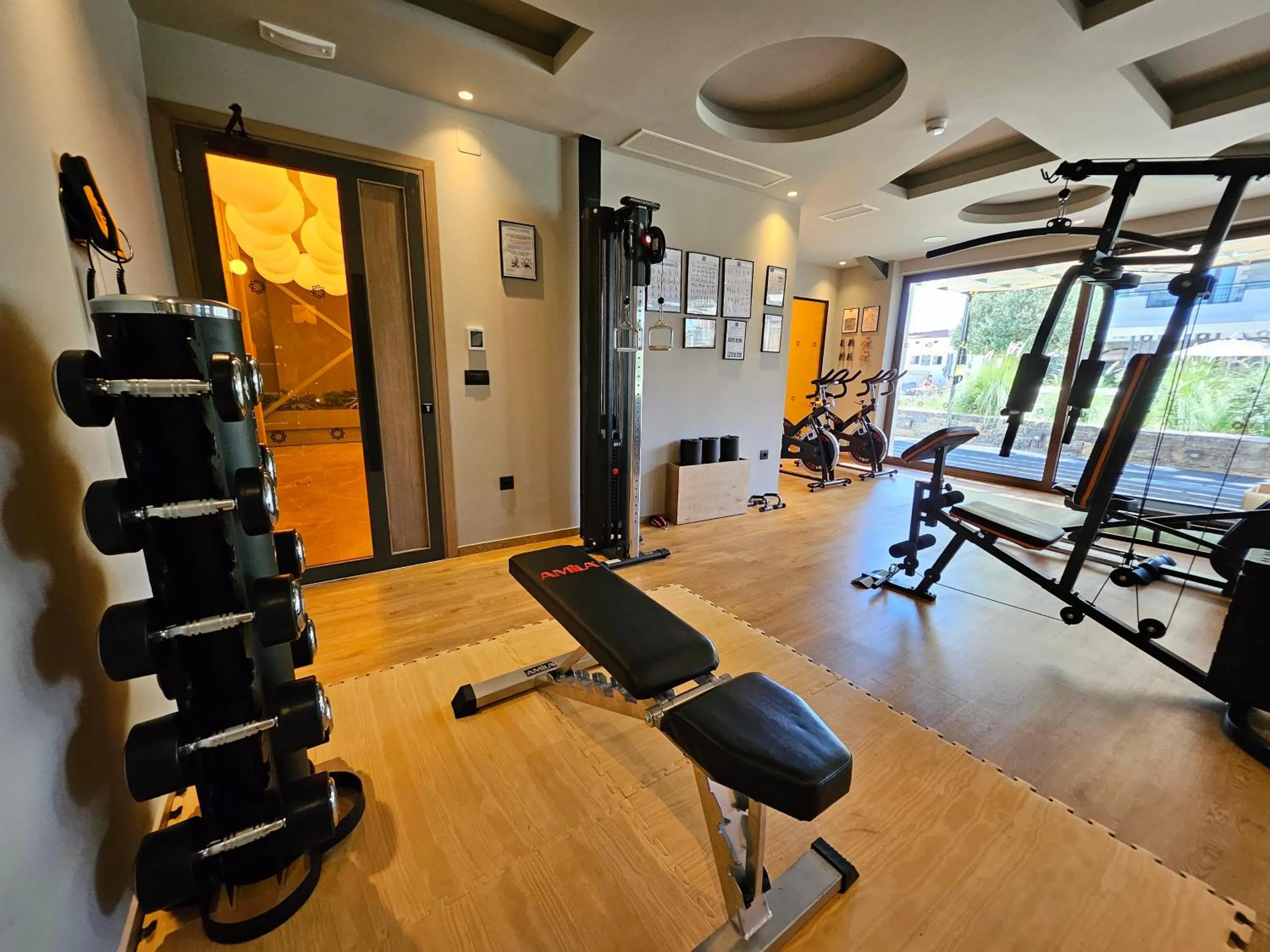 Fitness centre/facilities in Petousis Hotel & Suites