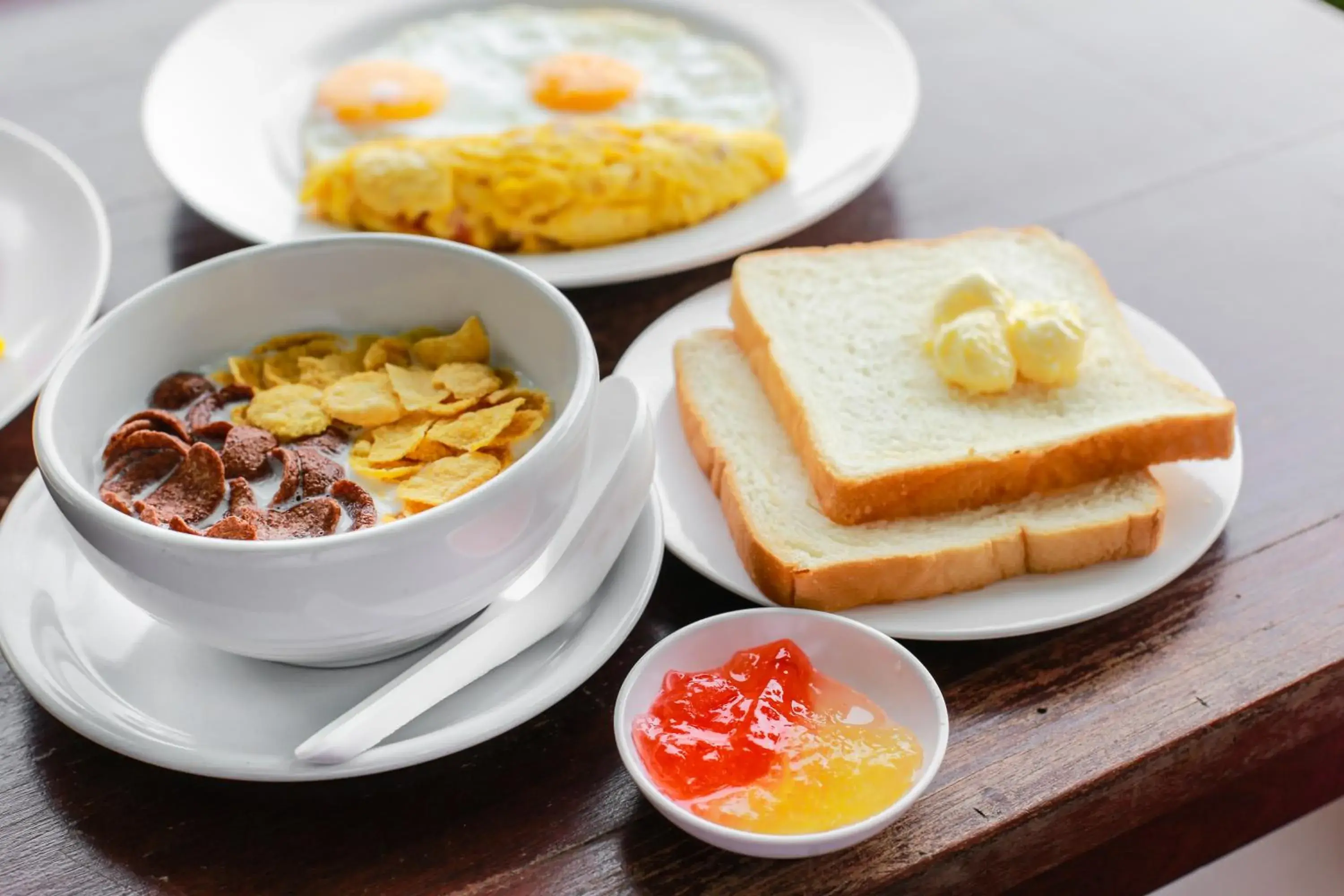 Breakfast in La Lune Beach Resort Breakfast in La Lune Beach Resort