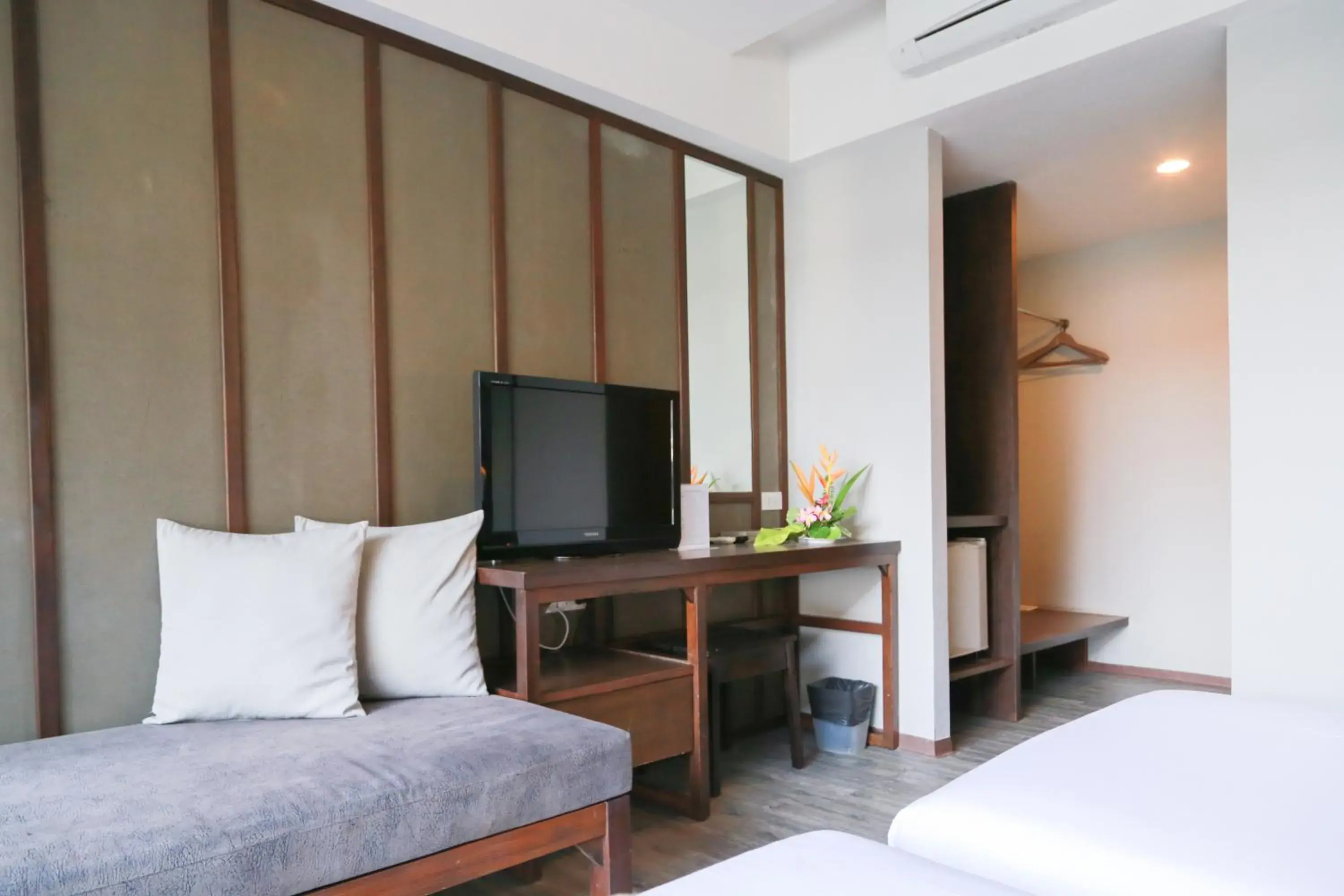 Bathroom, Bed in La Lune Beach Resort Bathroom, Bed in La Lune Beach Resort