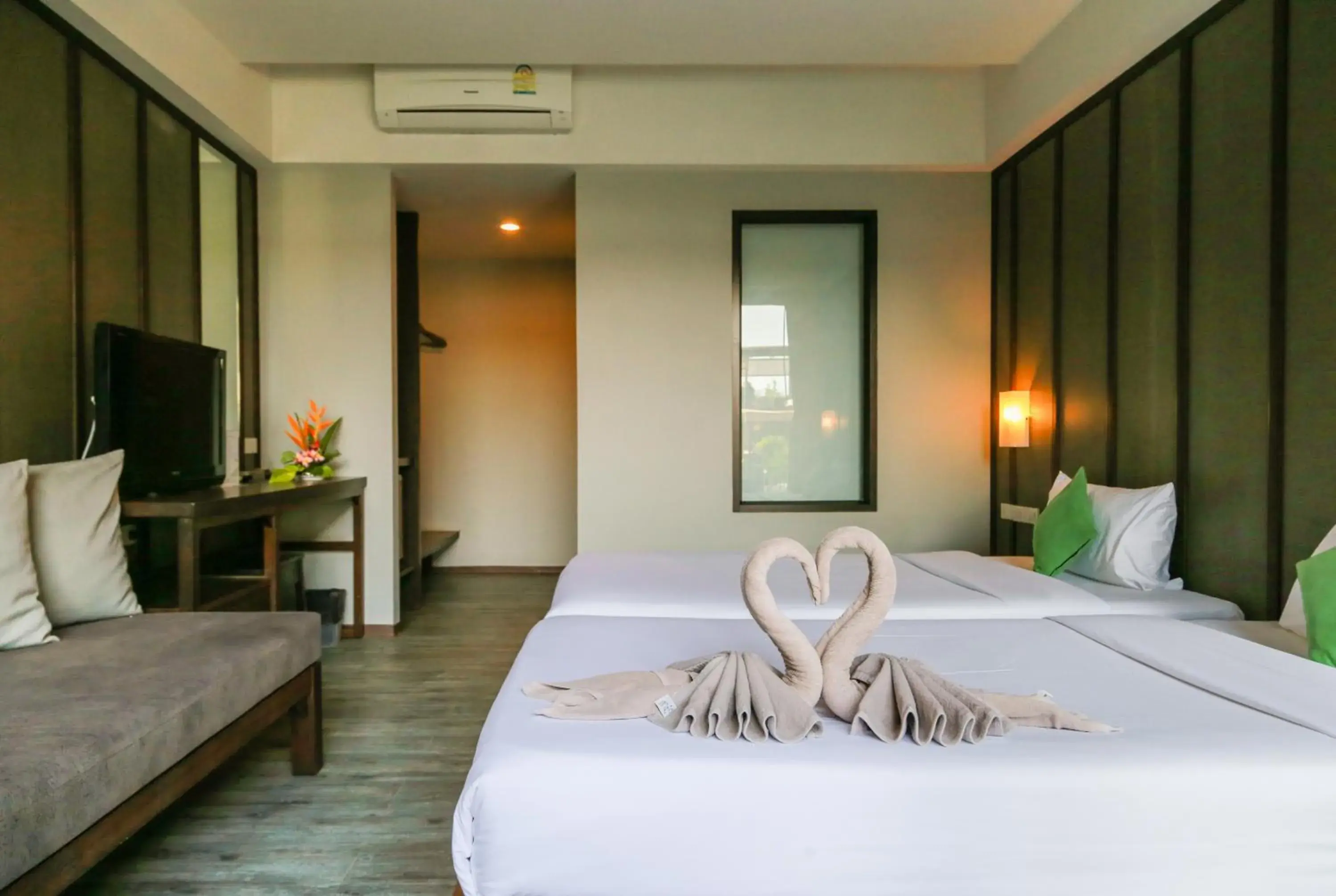 Photo of the whole room, Bed in La Lune Beach Resort Photo of the whole room, Bed in La Lune Beach Resort