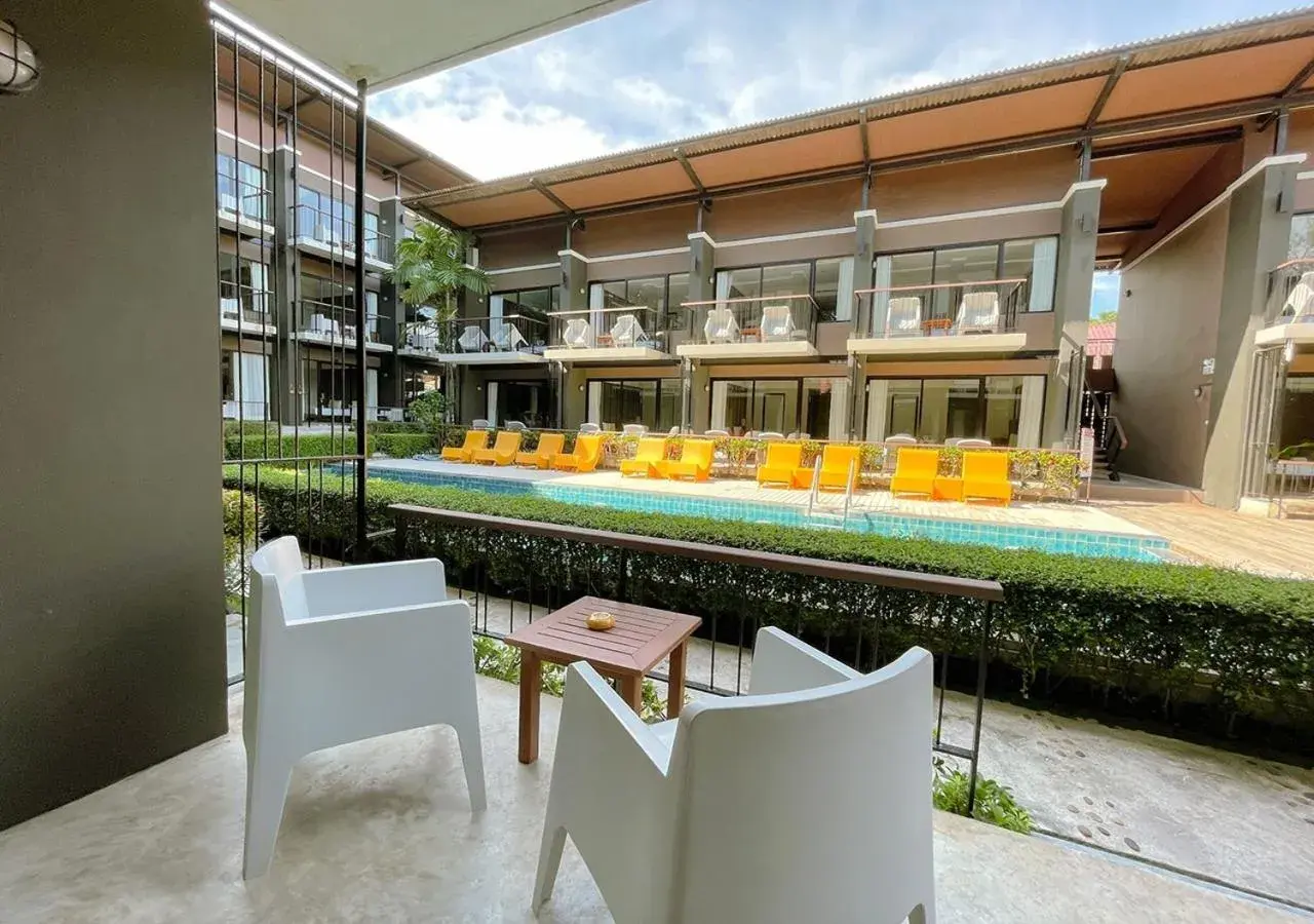 Seating area in La Lune Beach Resort Seating area in La Lune Beach Resort