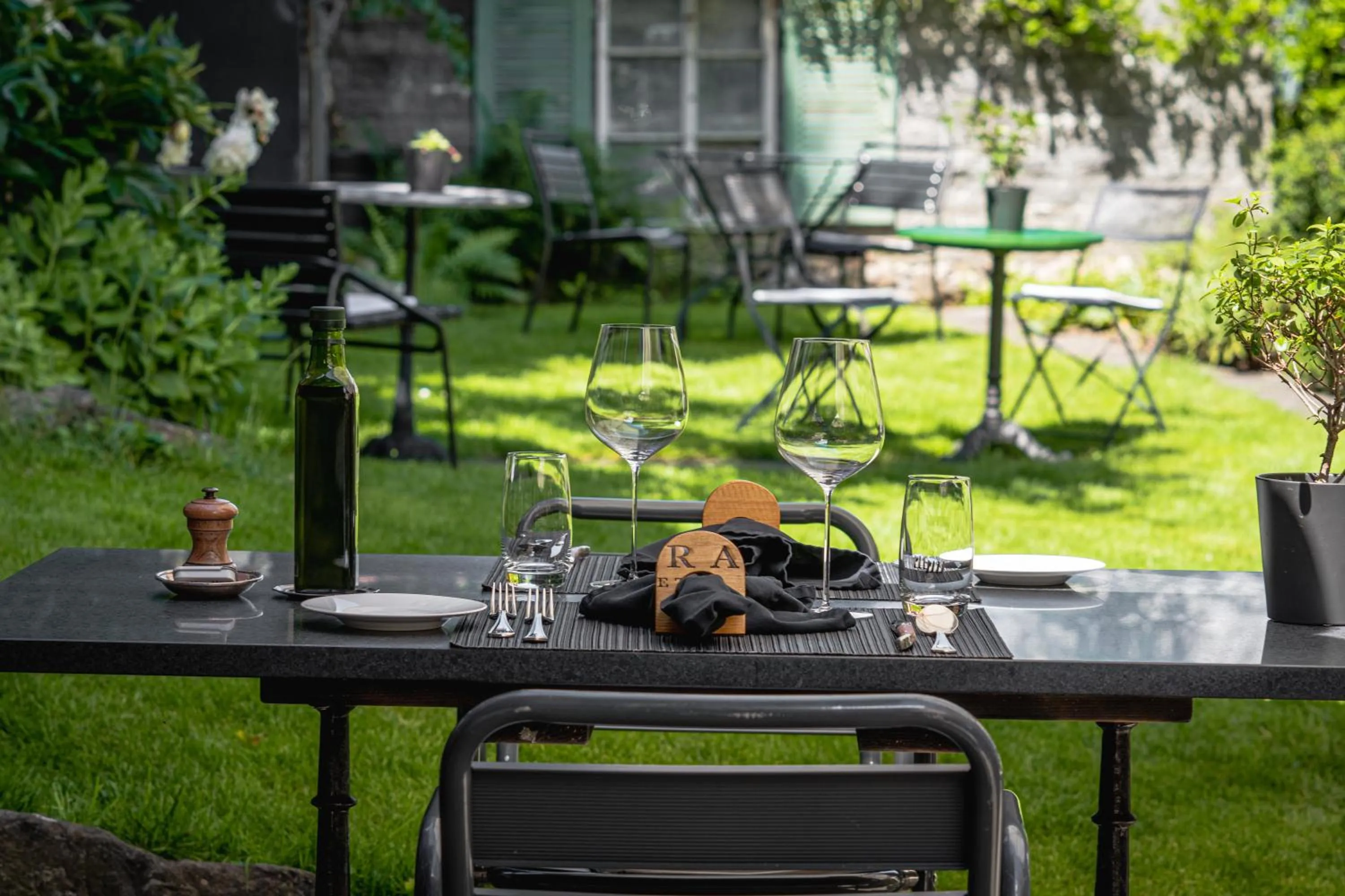 Patio in Boutique-Hotel Schlüssel