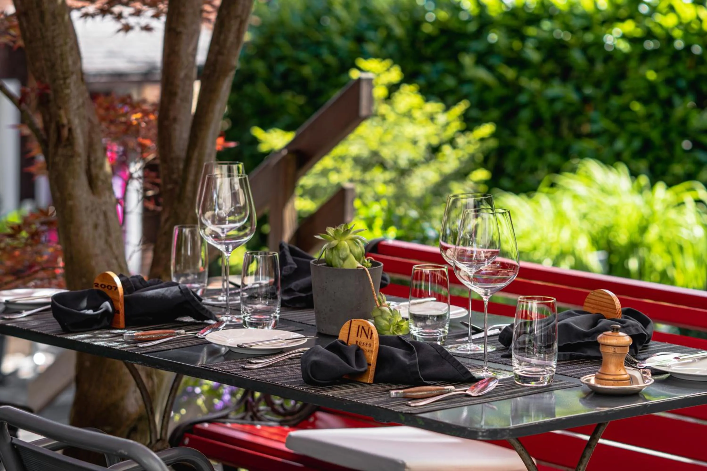 Restaurant/places to eat in Boutique-Hotel Schlüssel