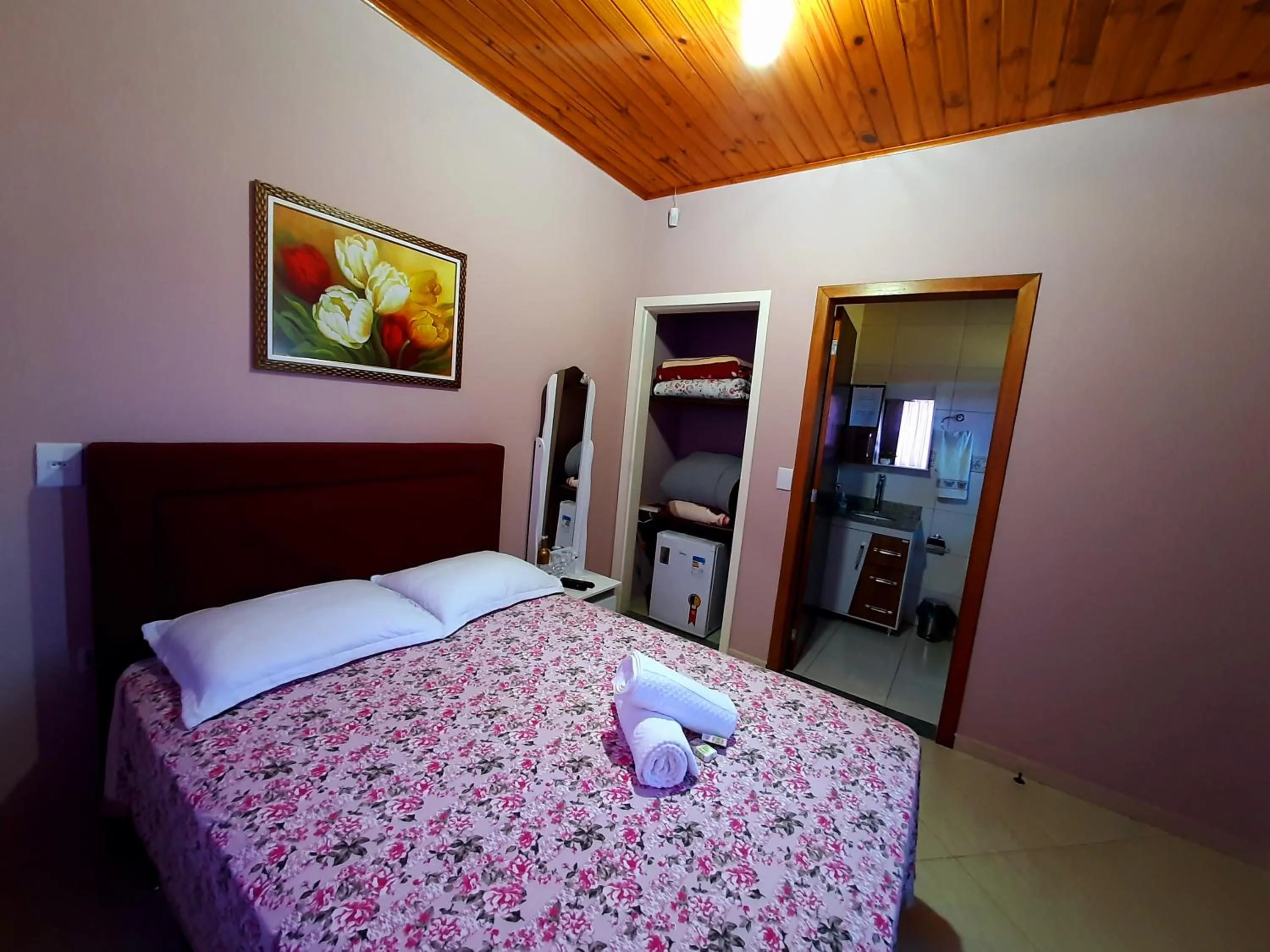 Bed in Pousada Estrela Do Luar