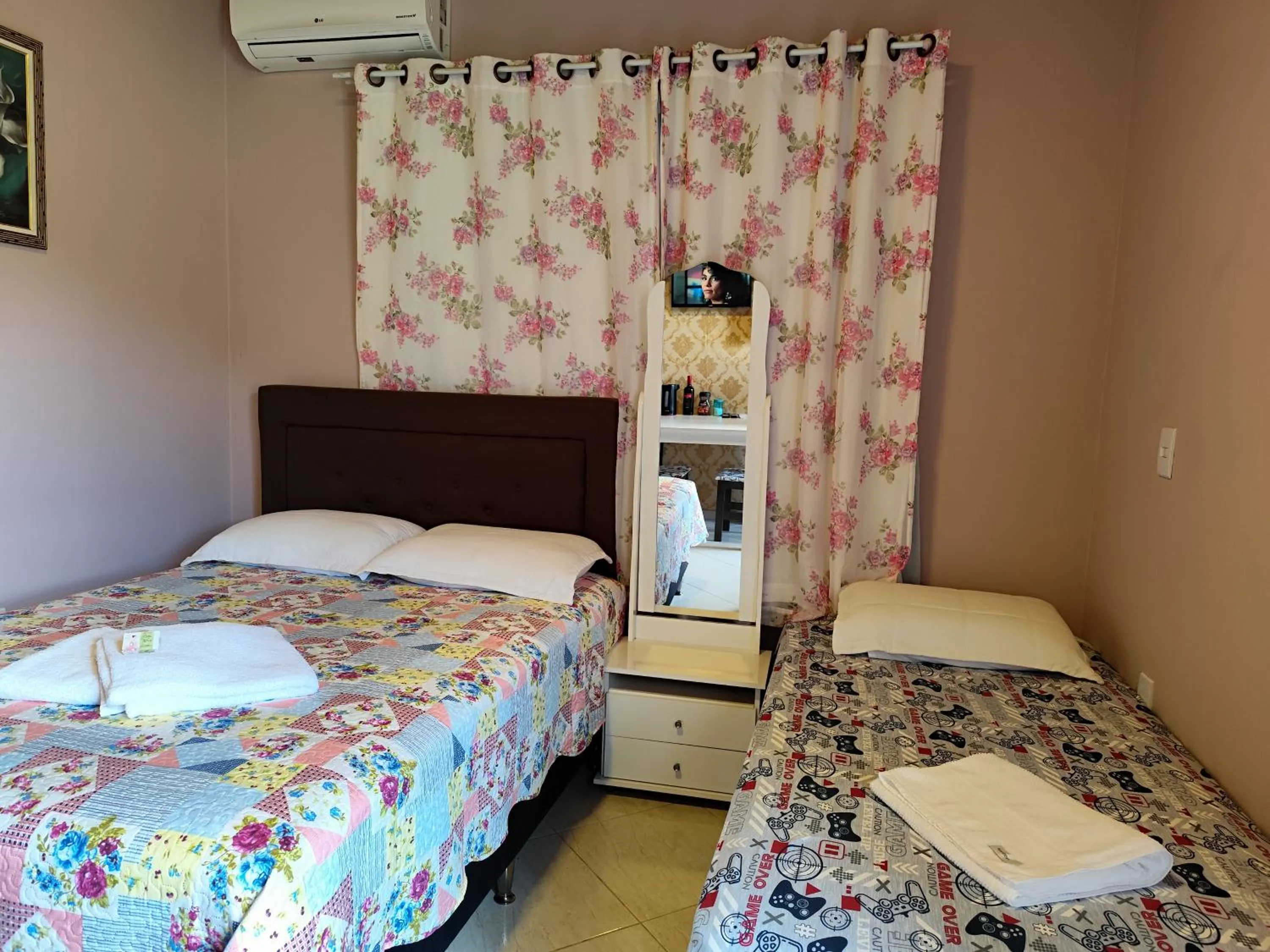 Bed in Pousada Estrela Do Luar