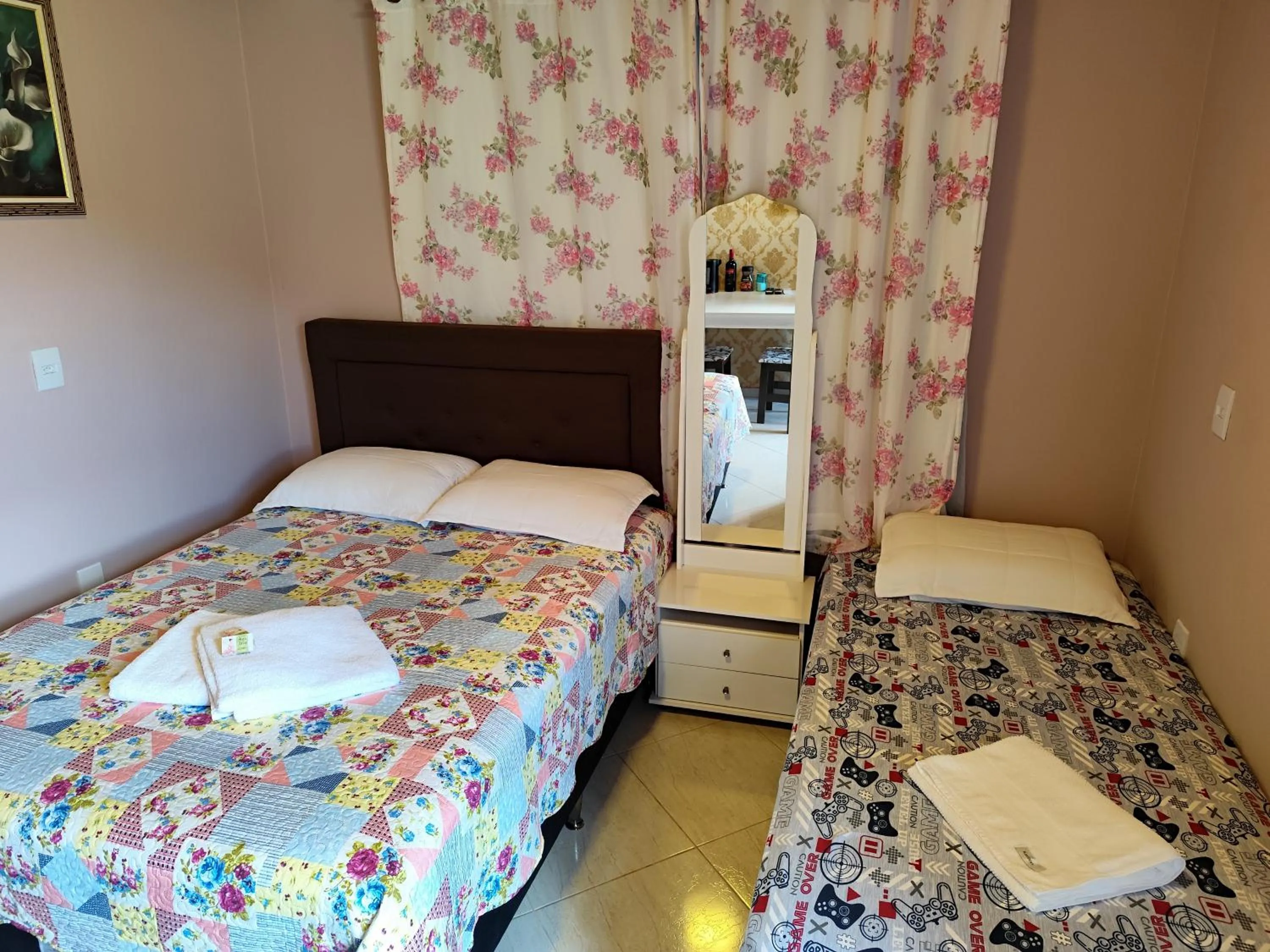 Bed in Pousada Estrela Do Luar