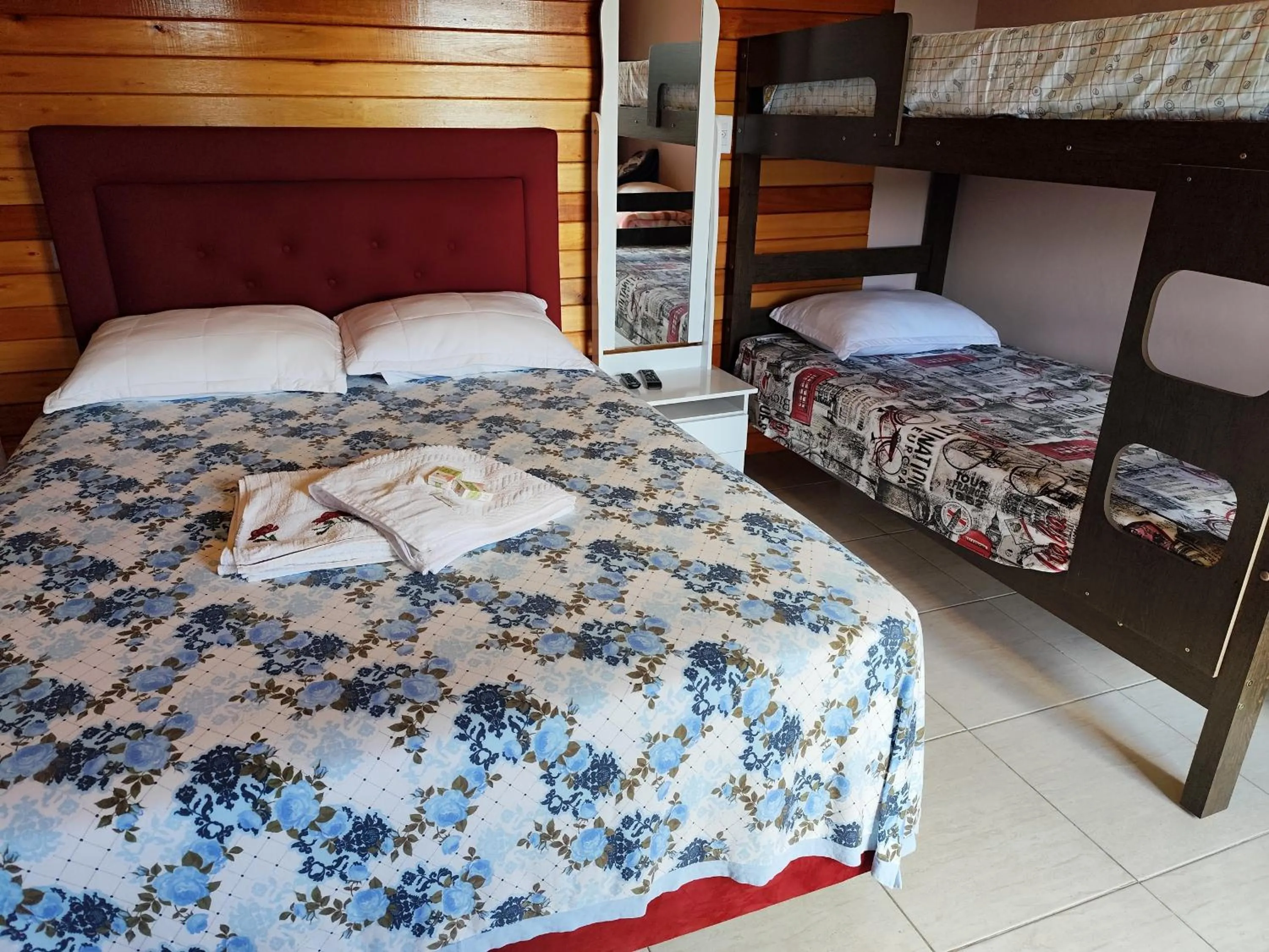 Bed in Pousada Estrela Do Luar