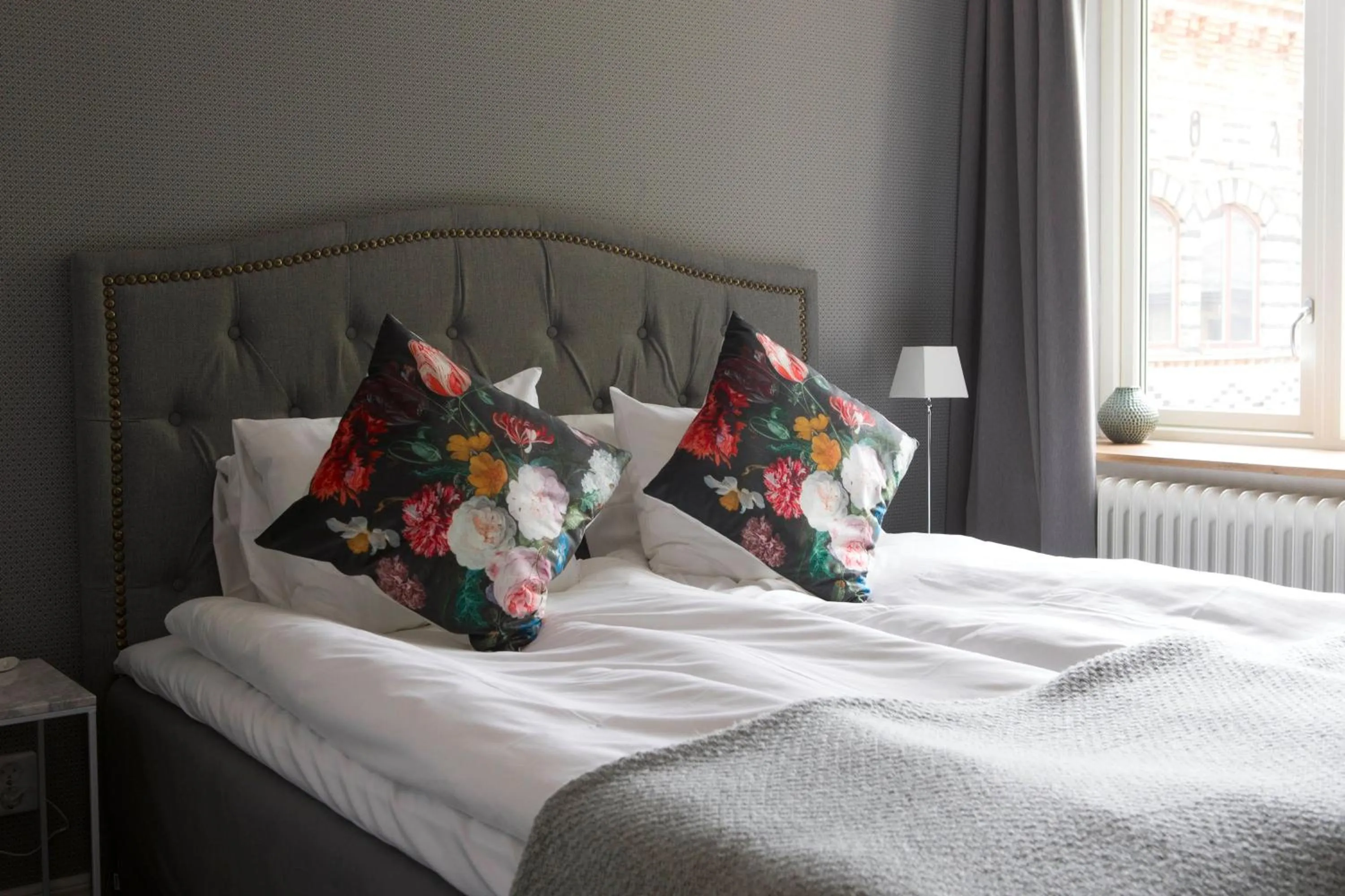 Bed in Hotell Blå Blom