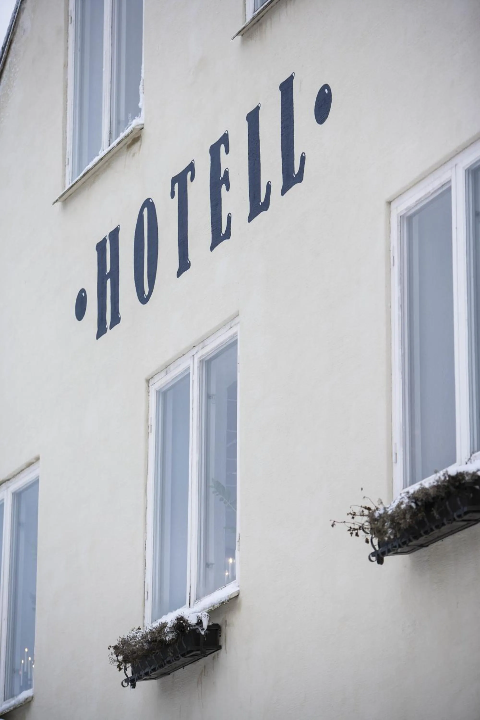 Facade/entrance in Hotell Blå Blom