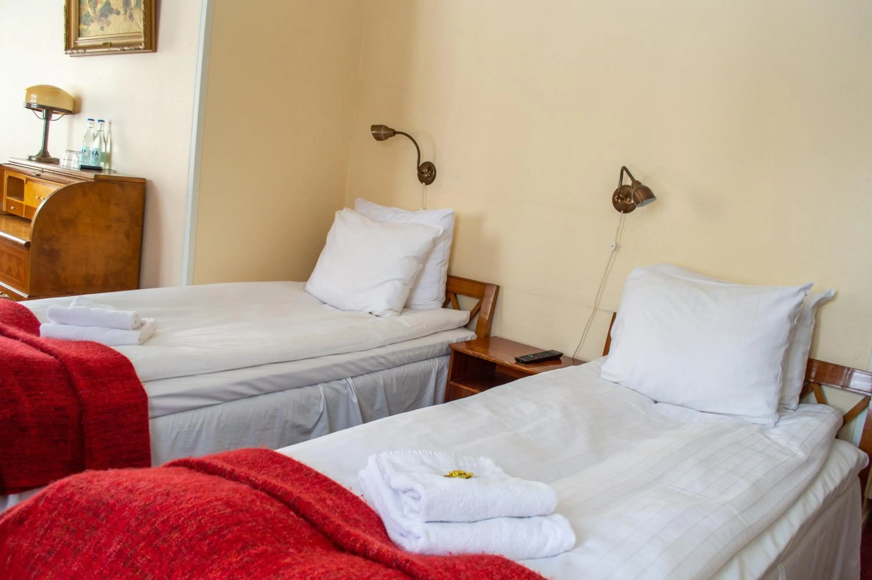 Bed in Hotell Blå Blom