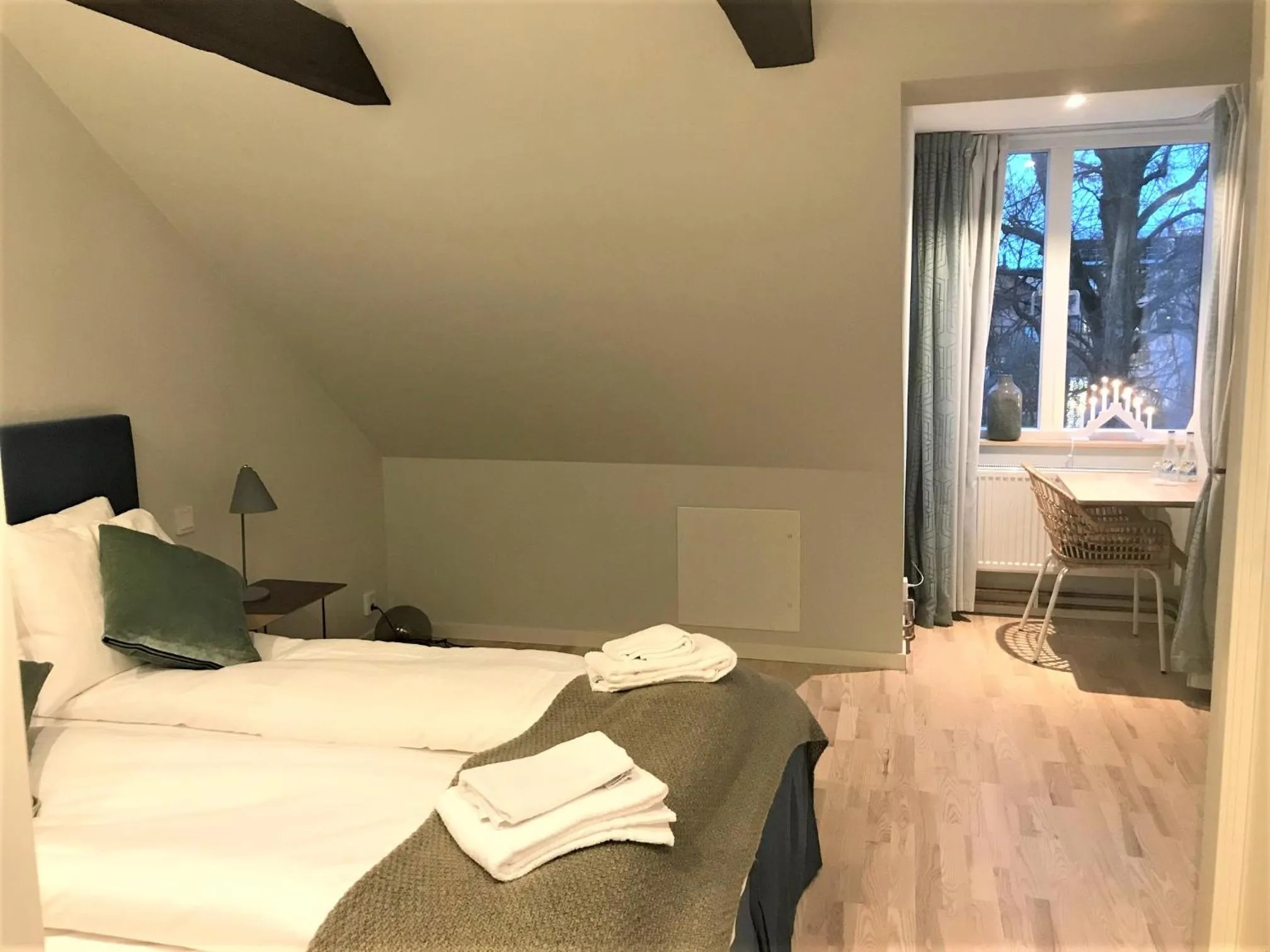 Bed in Hotell Blå Blom