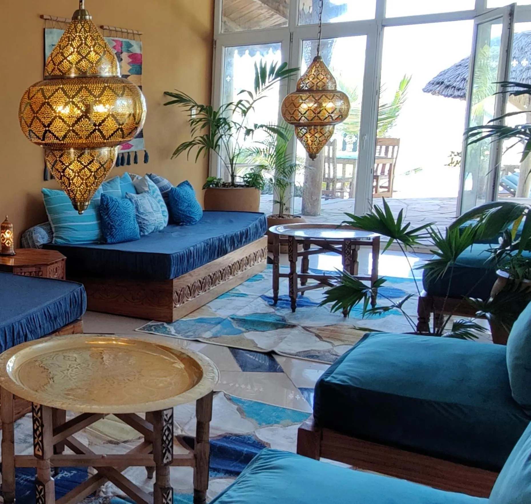 Living room in Villa Fleur De Lys