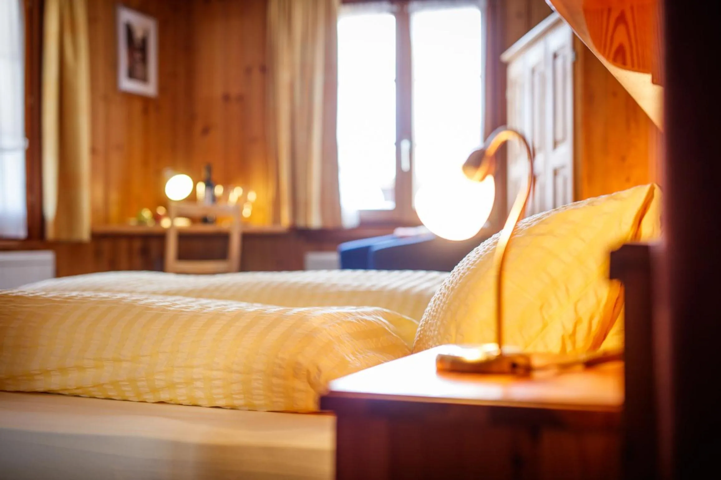 Photo of the whole room, Bed in Hotel Nufenen