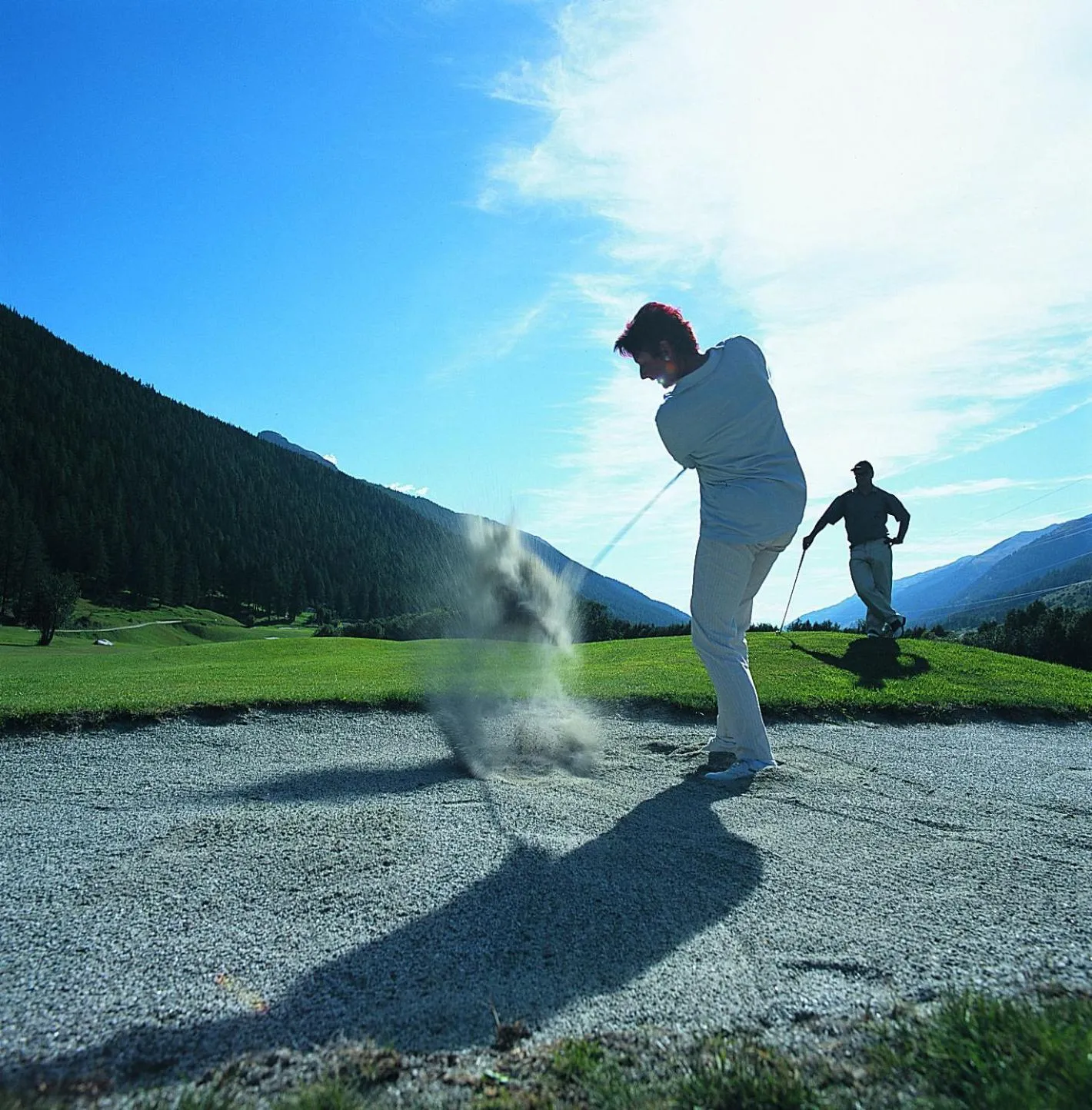 Golfcourse in Hotel Nufenen
