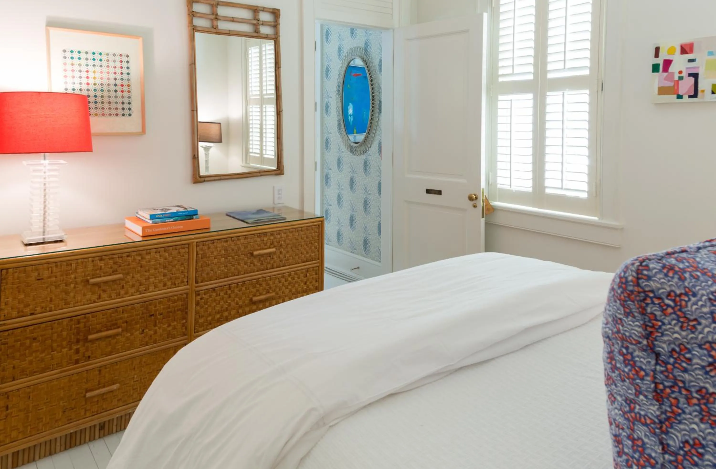 Bed in Eleven Bahama House