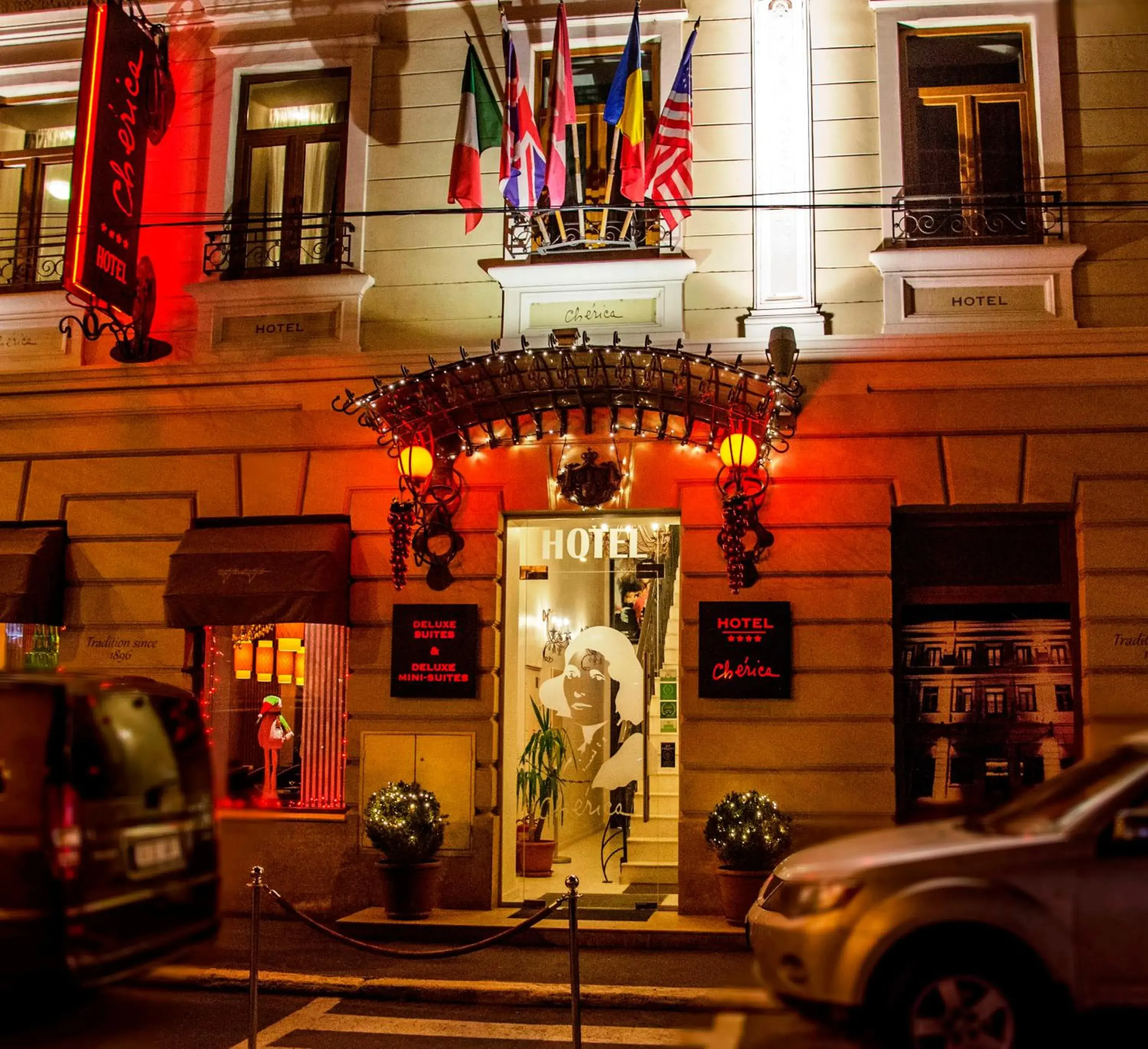 Facade/entrance in Hotel Cherica Facade/entrance in Hotel Cherica