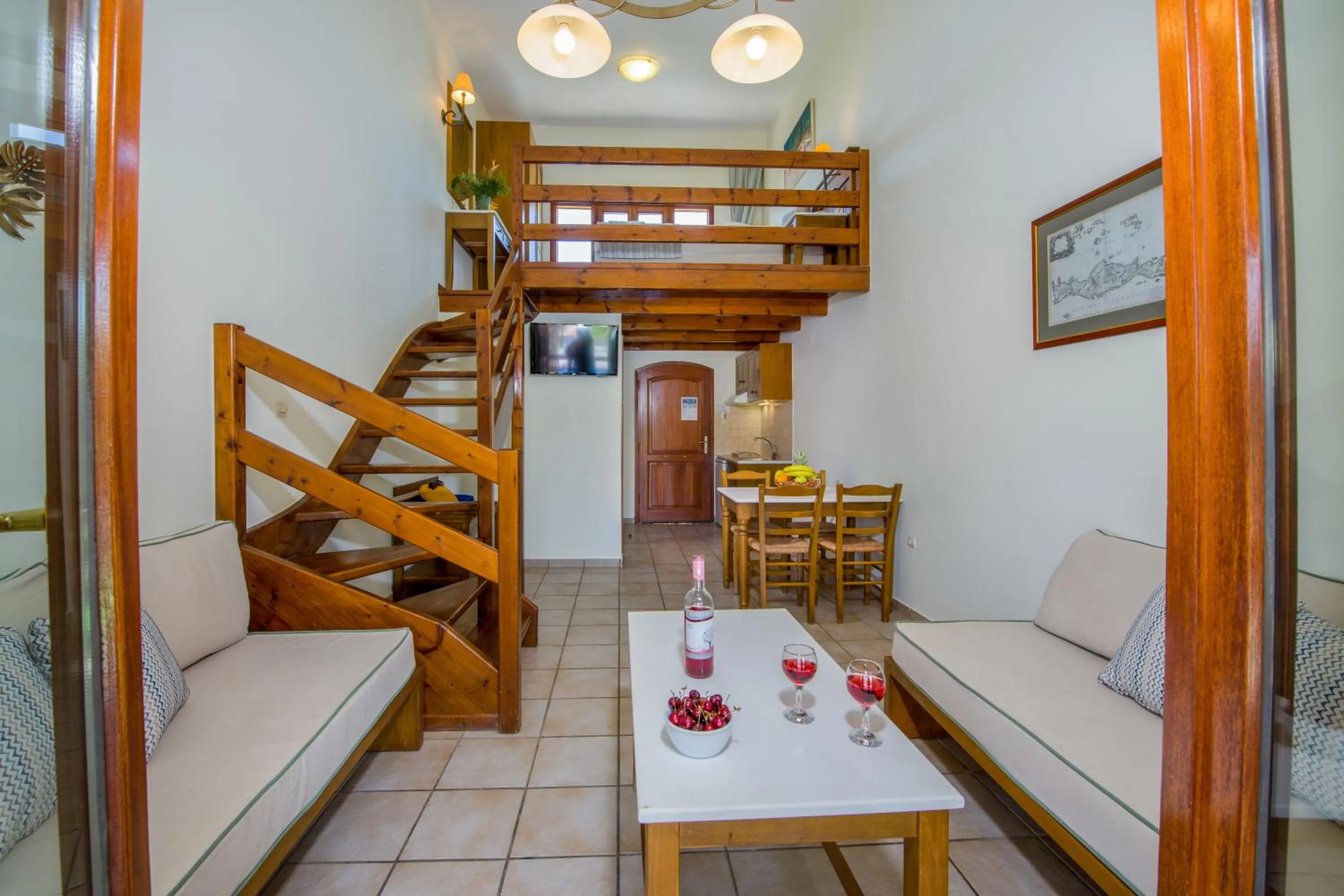 Living room in Omega Platanias