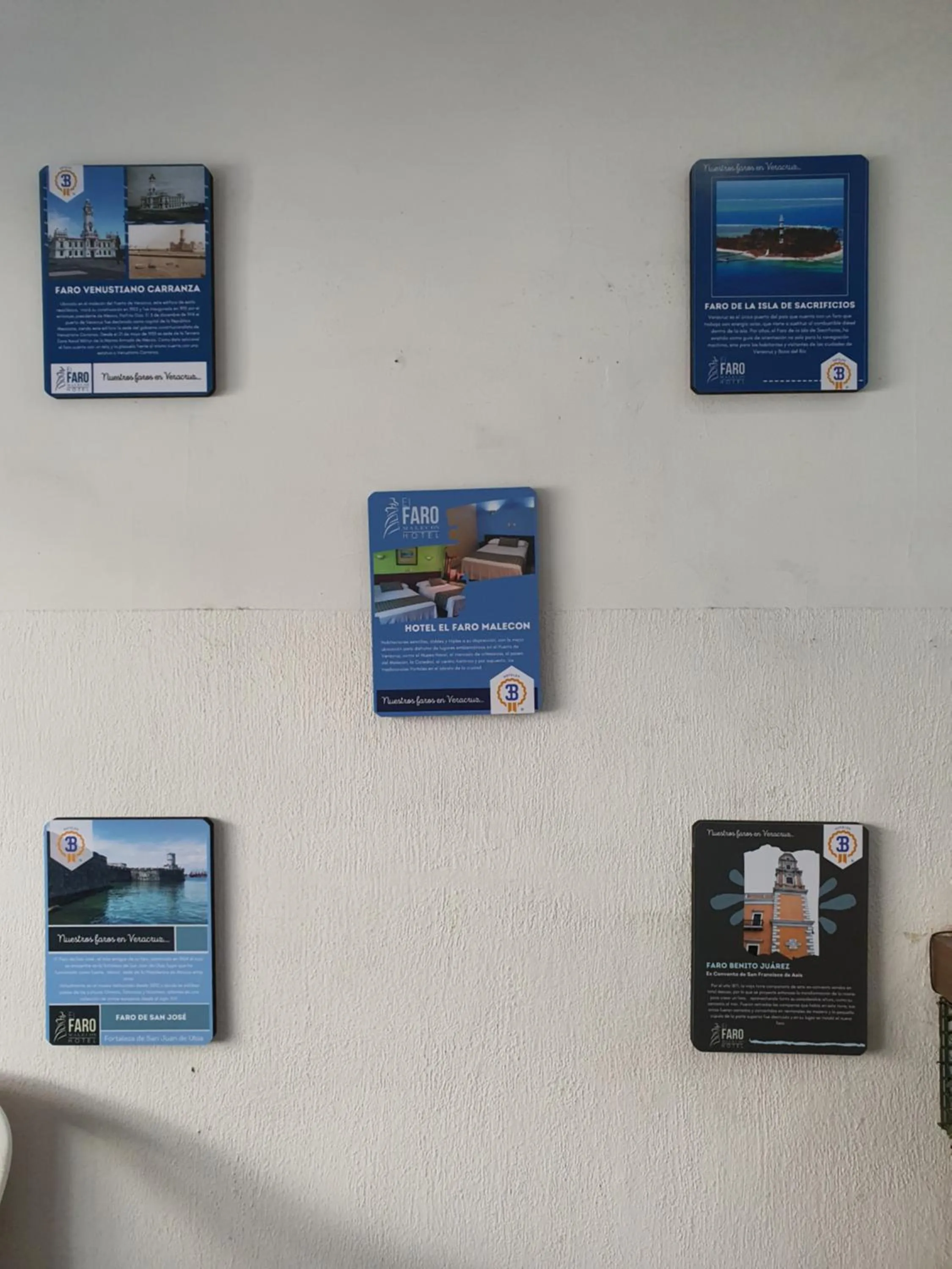 Logo/Certificate/Sign in Hotel El Faro Malecon