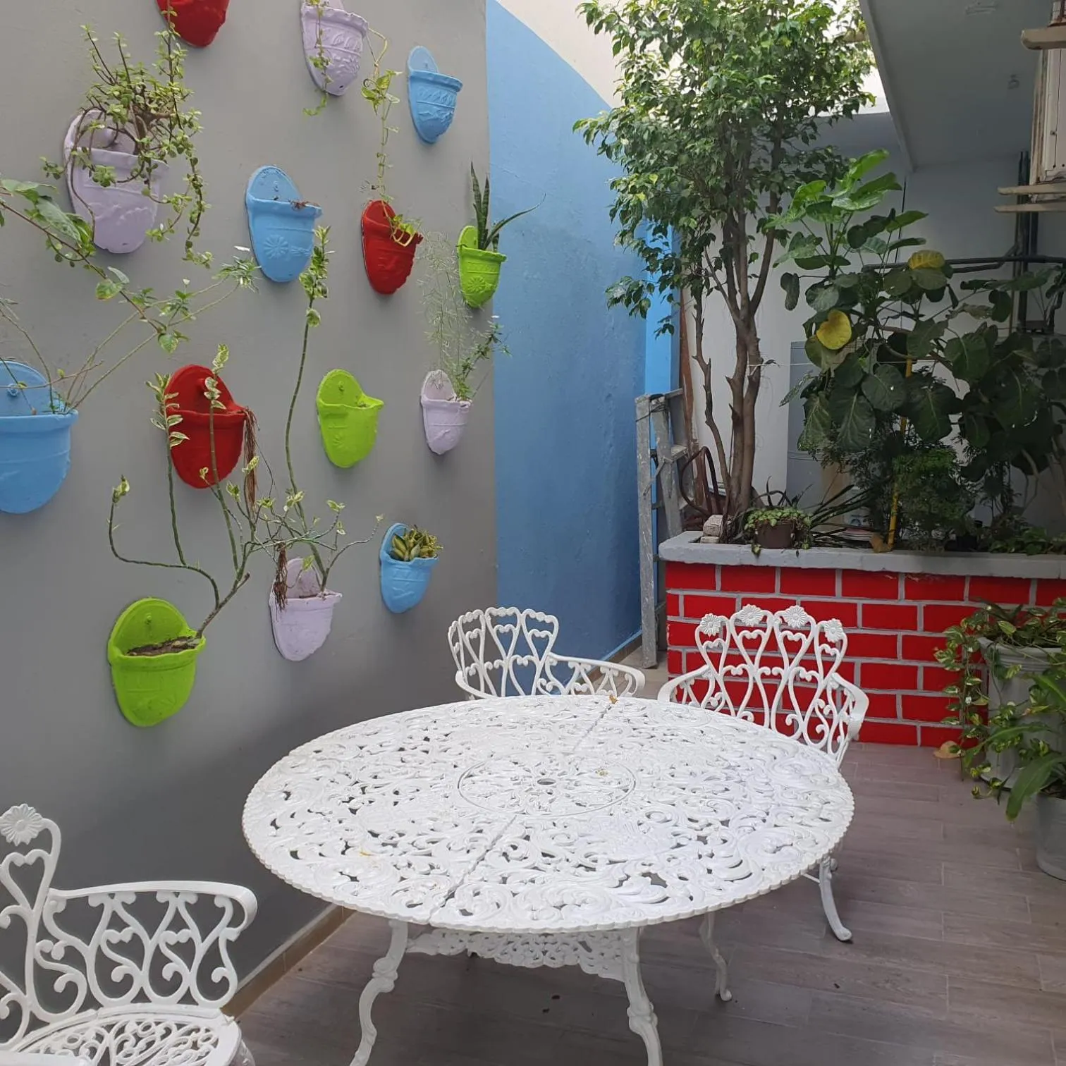 Patio in Hotel El Faro Malecon