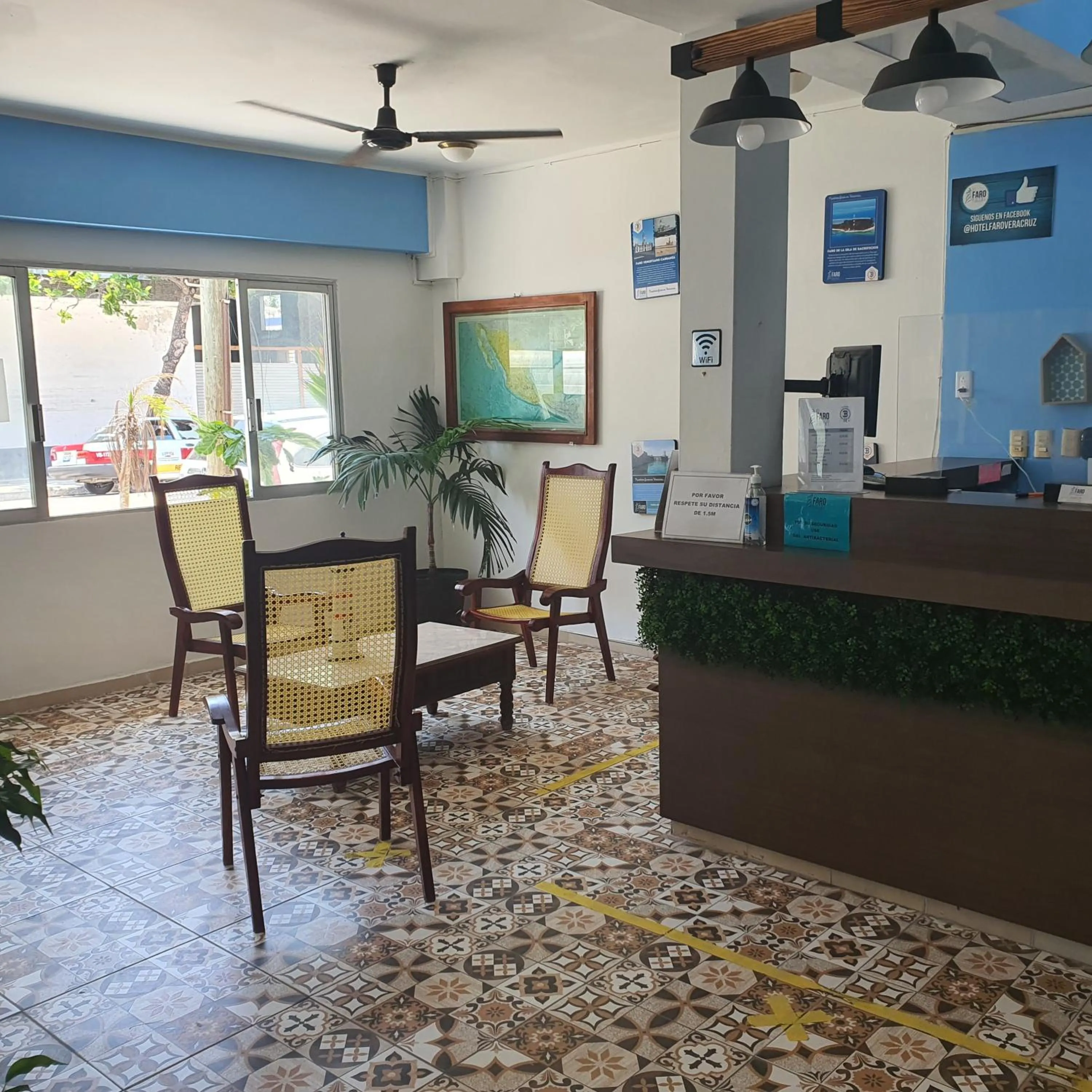 Lobby or reception in Hotel El Faro Malecon