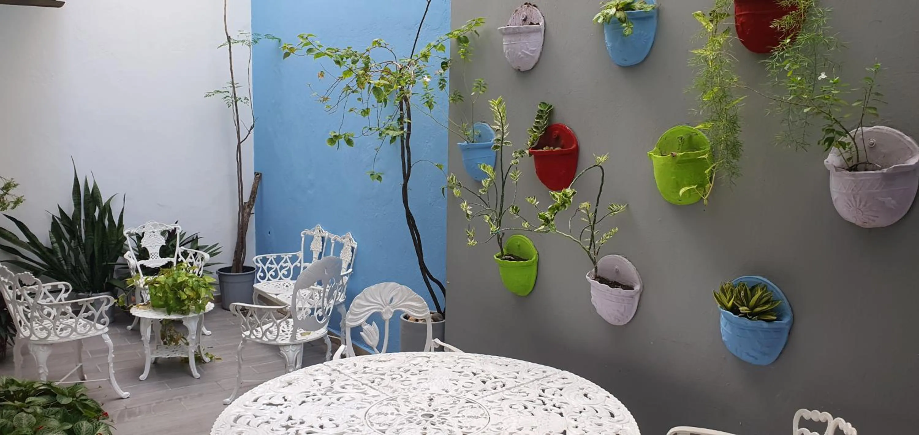 Patio in Hotel El Faro Malecon