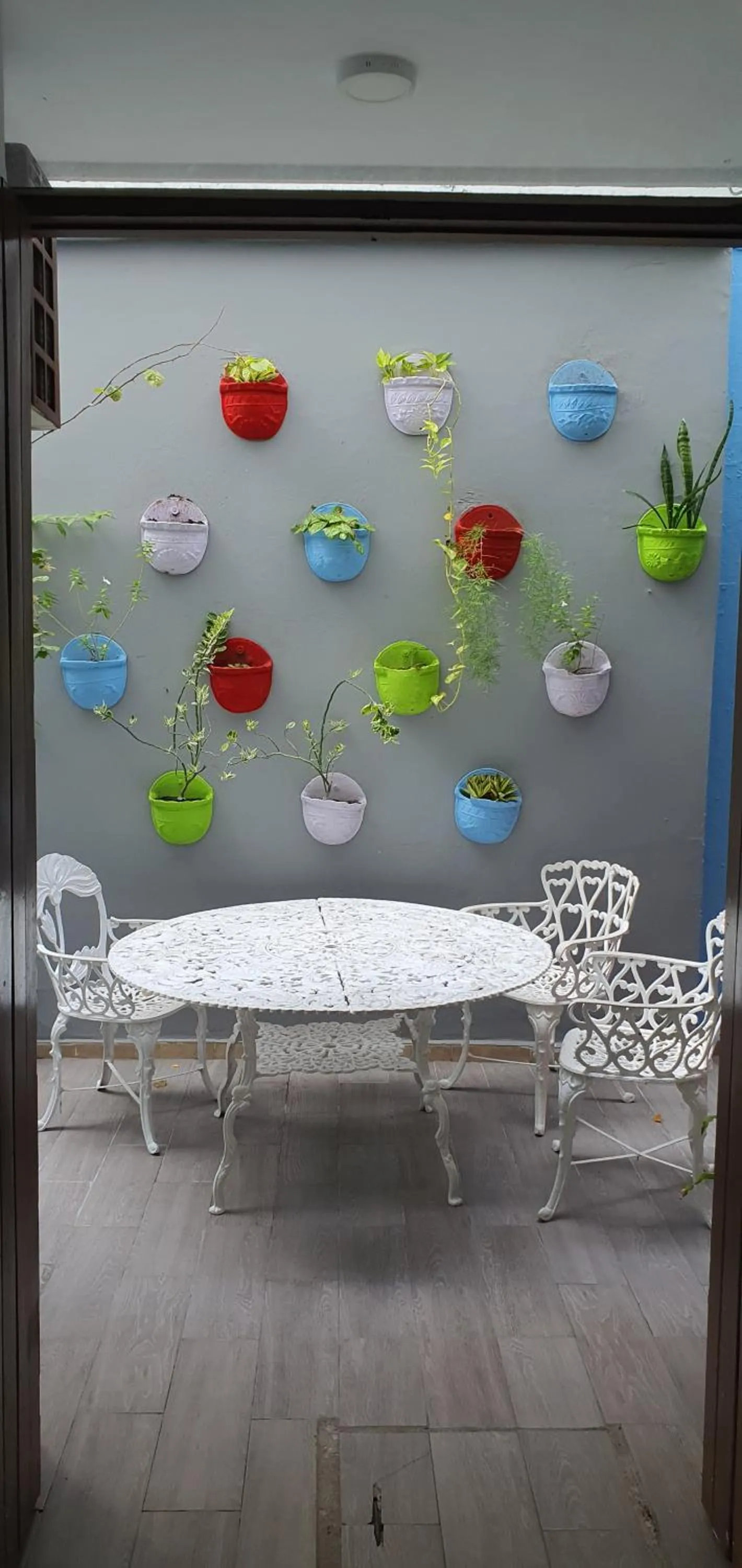 Patio in Hotel El Faro Malecon