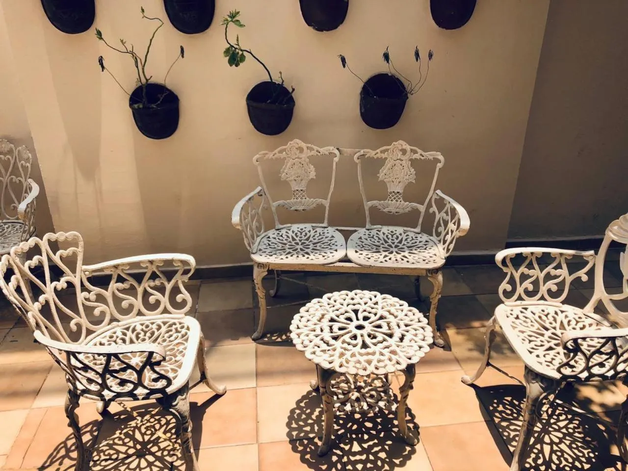 Patio in Hotel El Faro Malecon