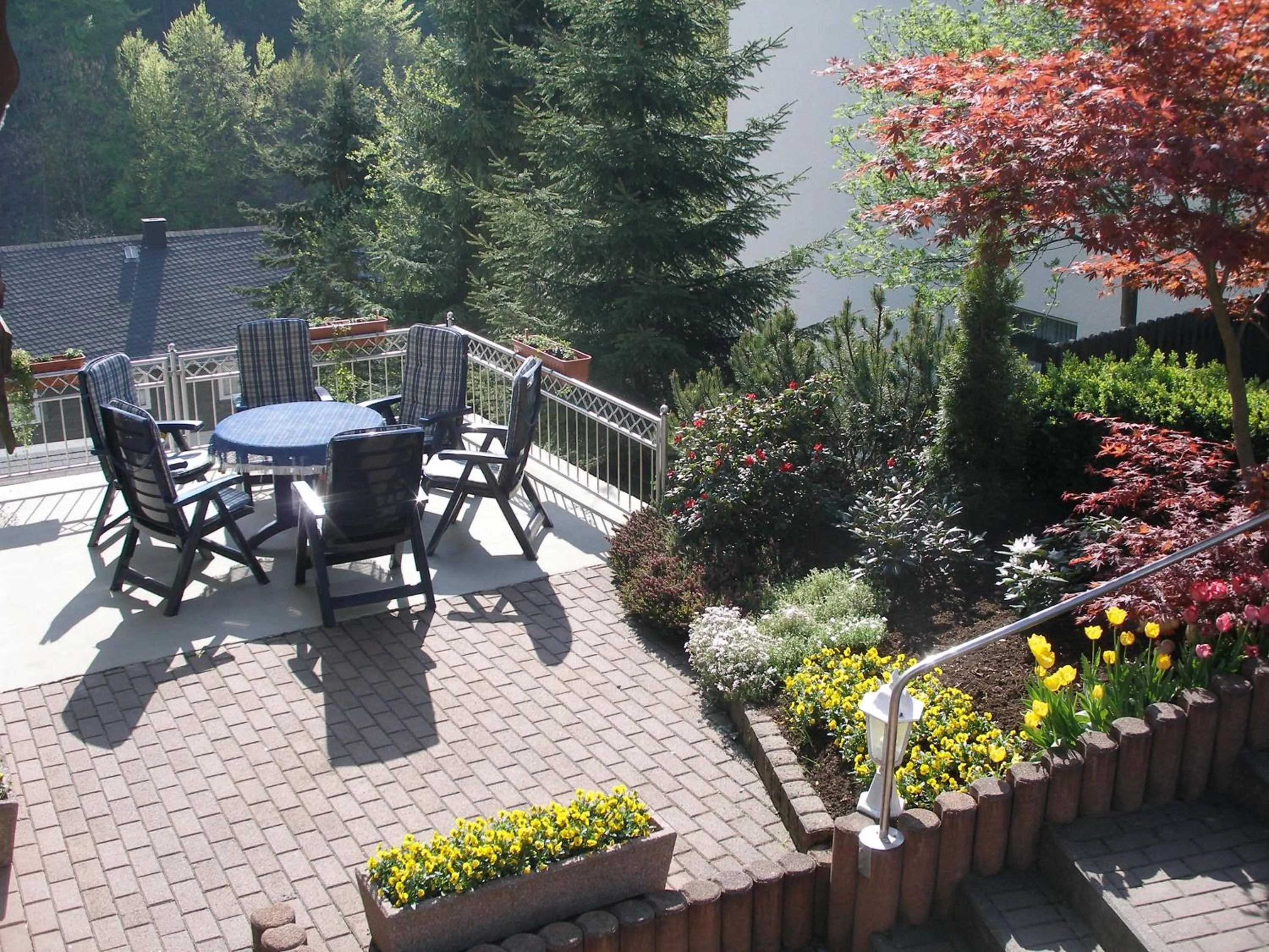 Balcony/Terrace in Pension Haus Waldfrieden, MeineCardPlus inklusive