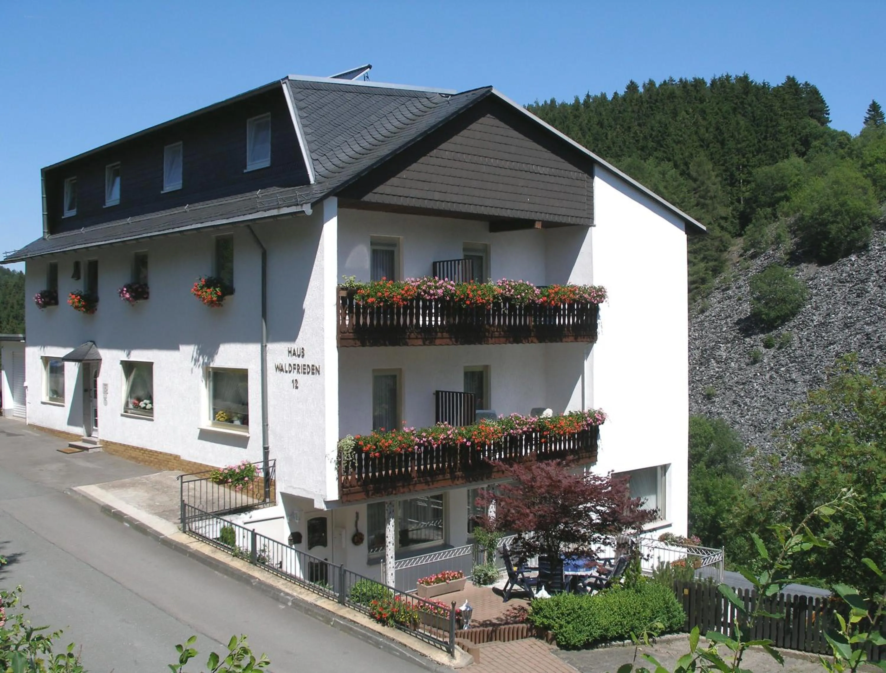 Facade/entrance in Pension Haus Waldfrieden, MeineCardPlus inklusive