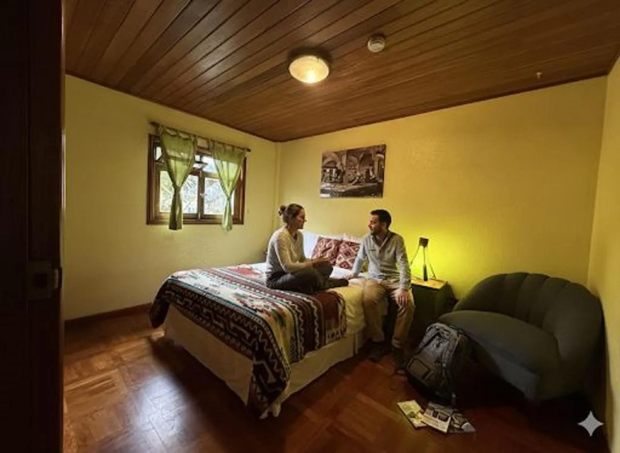 Bed in La Casa del Molino Blanco B&B