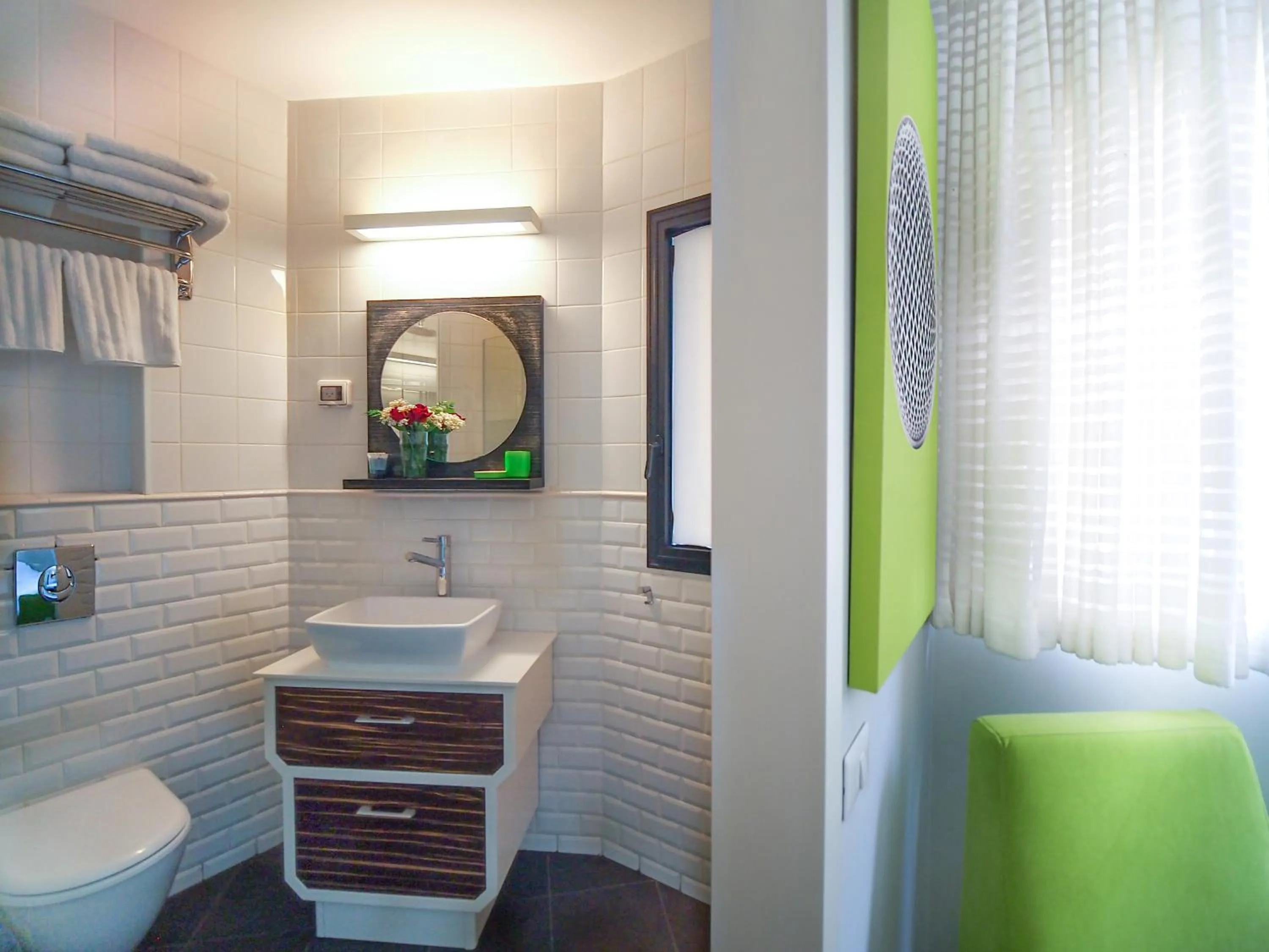 Bathroom in 130 Rock Apartments