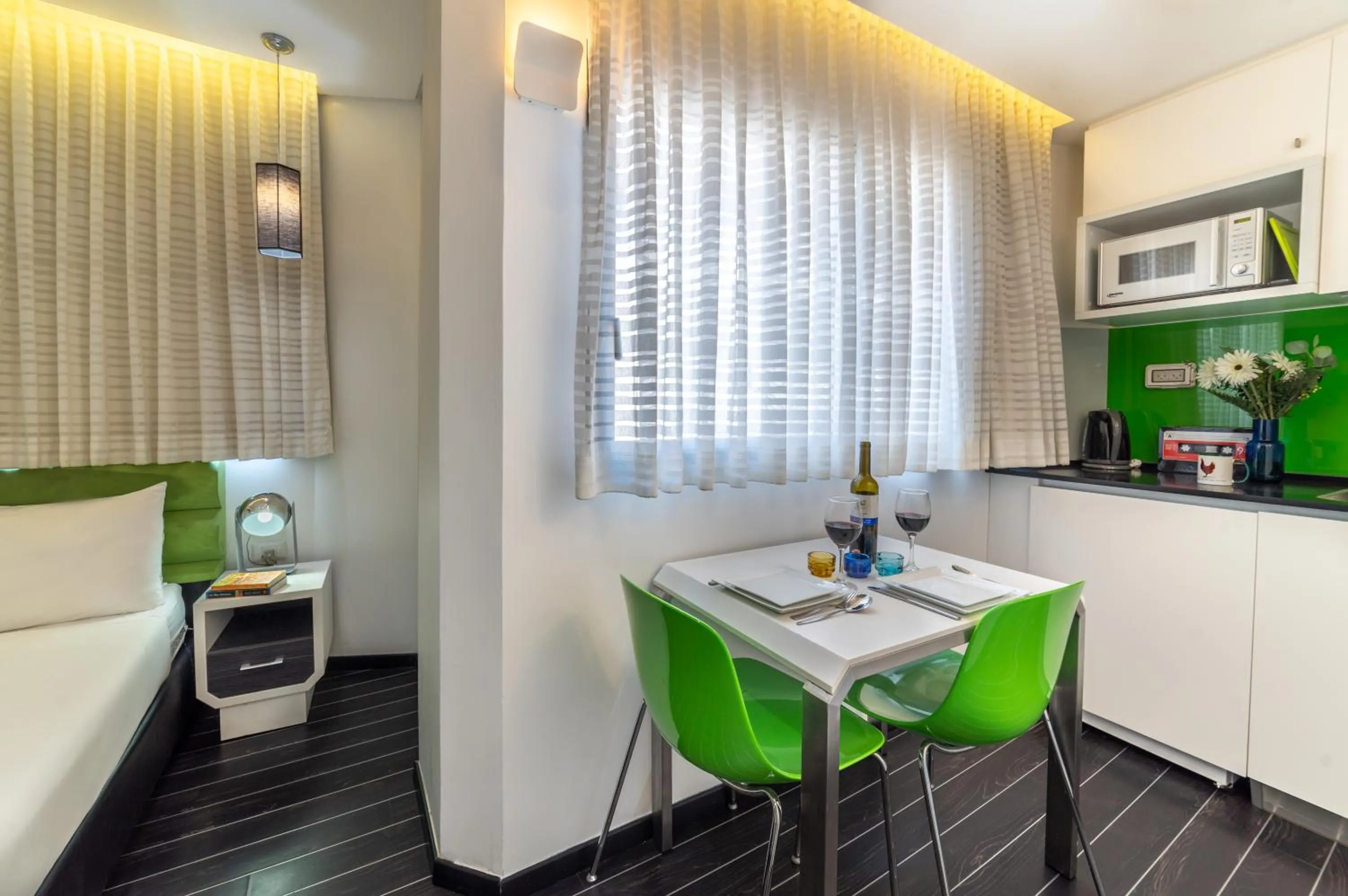 Bedroom in 130 Rock Apartments