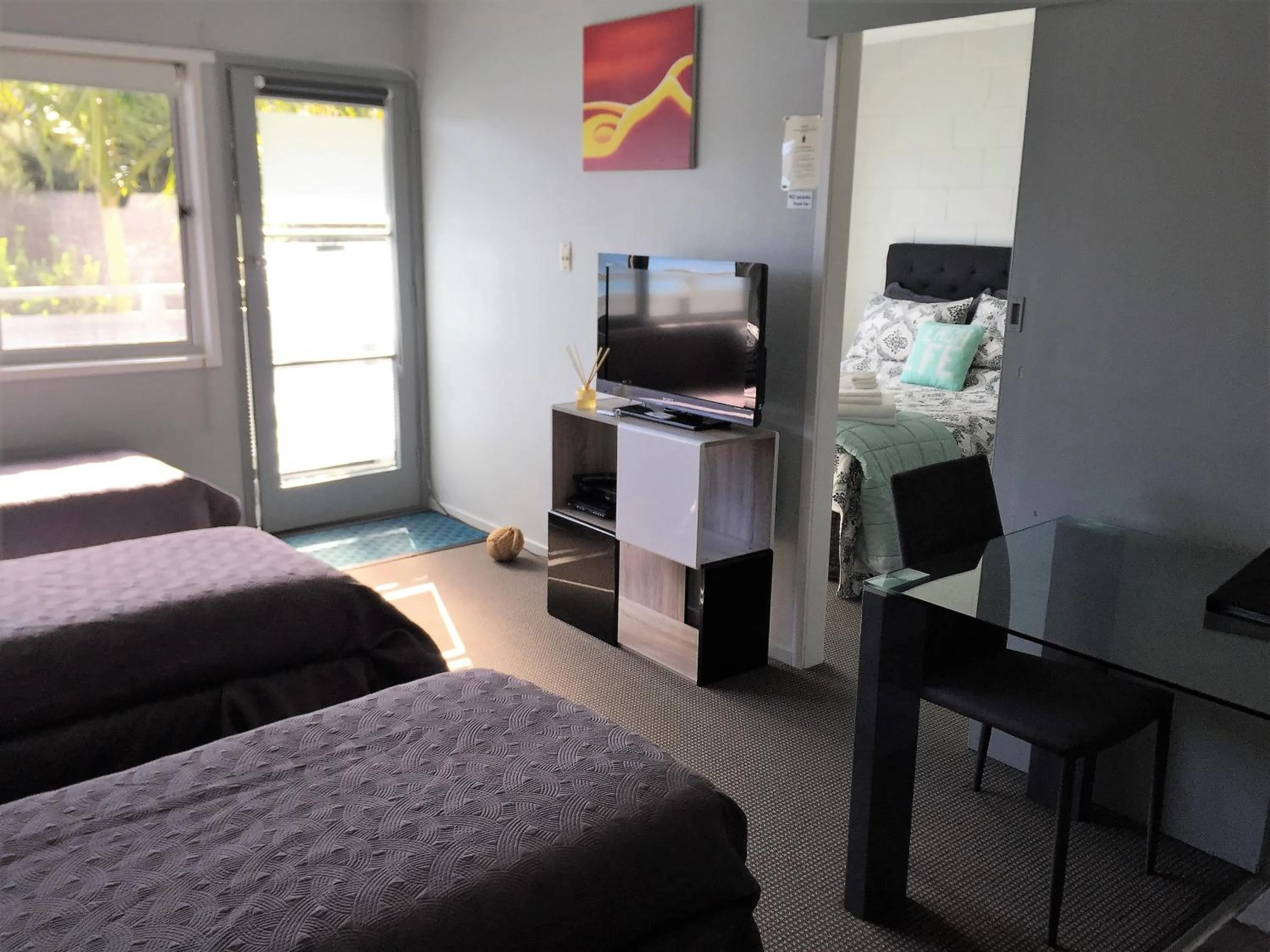 Bed in Pacific Harbour Lodge