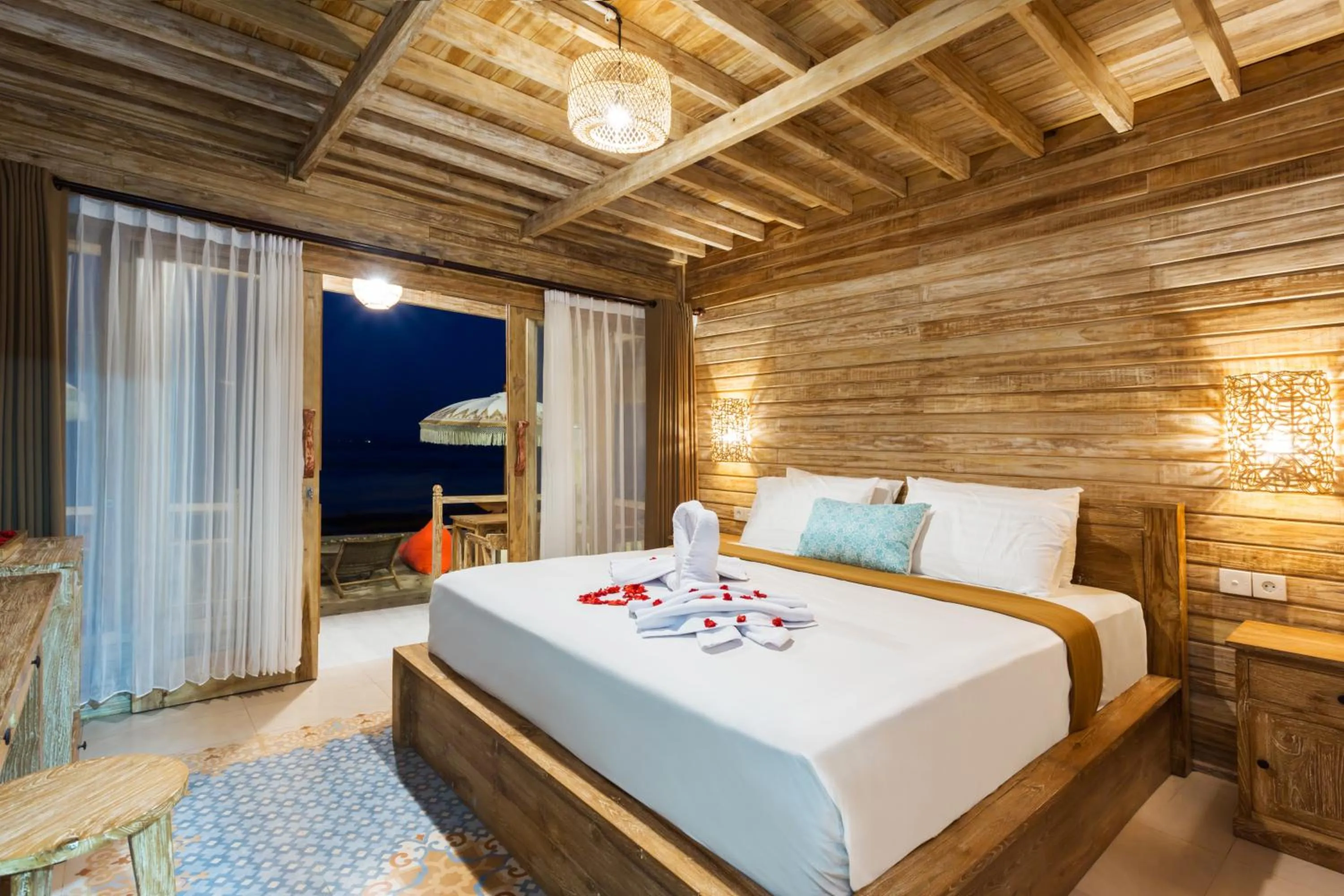 Bedroom, Bed in The Dewi Premier Nusa Penida