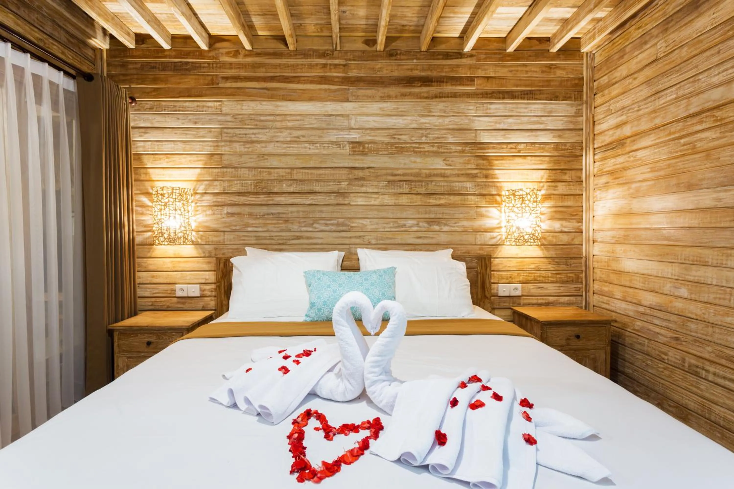 Bed in The Dewi Premier Nusa Penida