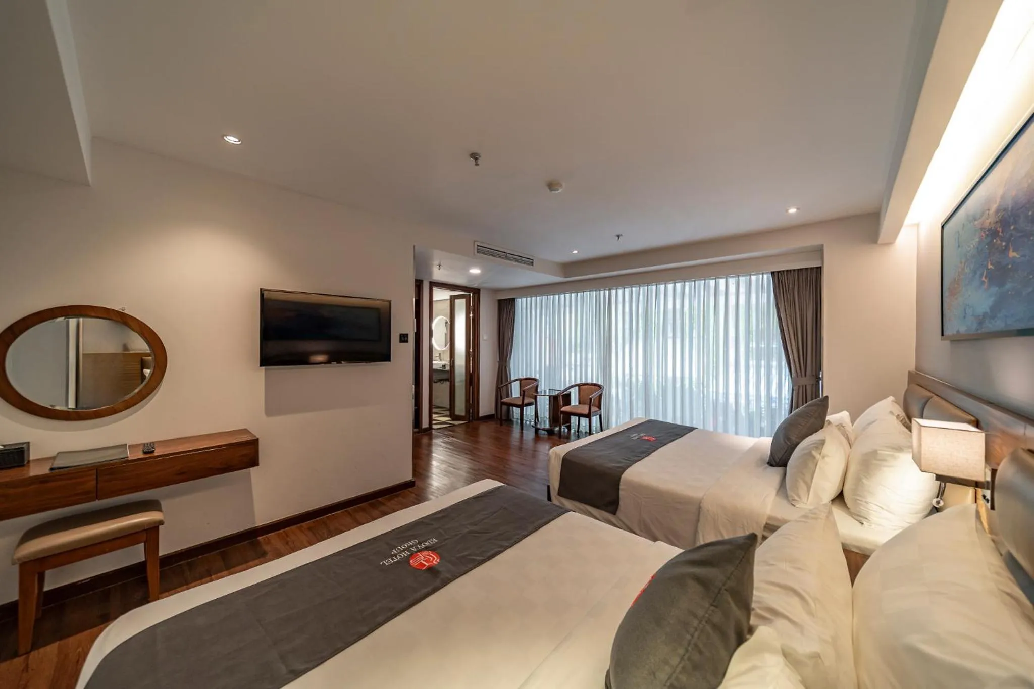 Bed in Edoya Hotel Ben Thanh