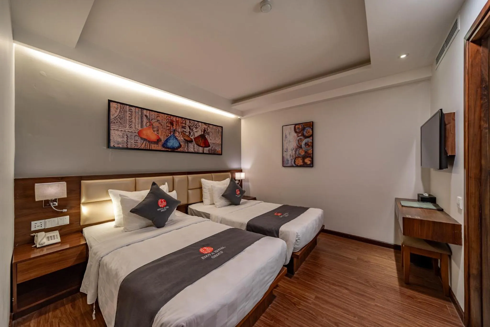 Bed in Edoya Hotel Ben Thanh