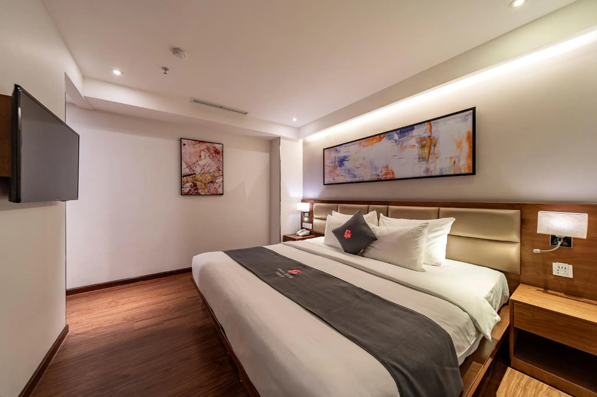 Photo of the whole room, Bed in Edoya Hotel Ben Thanh