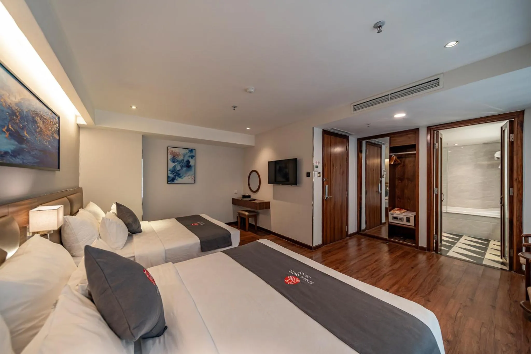 Bed in Edoya Hotel Ben Thanh