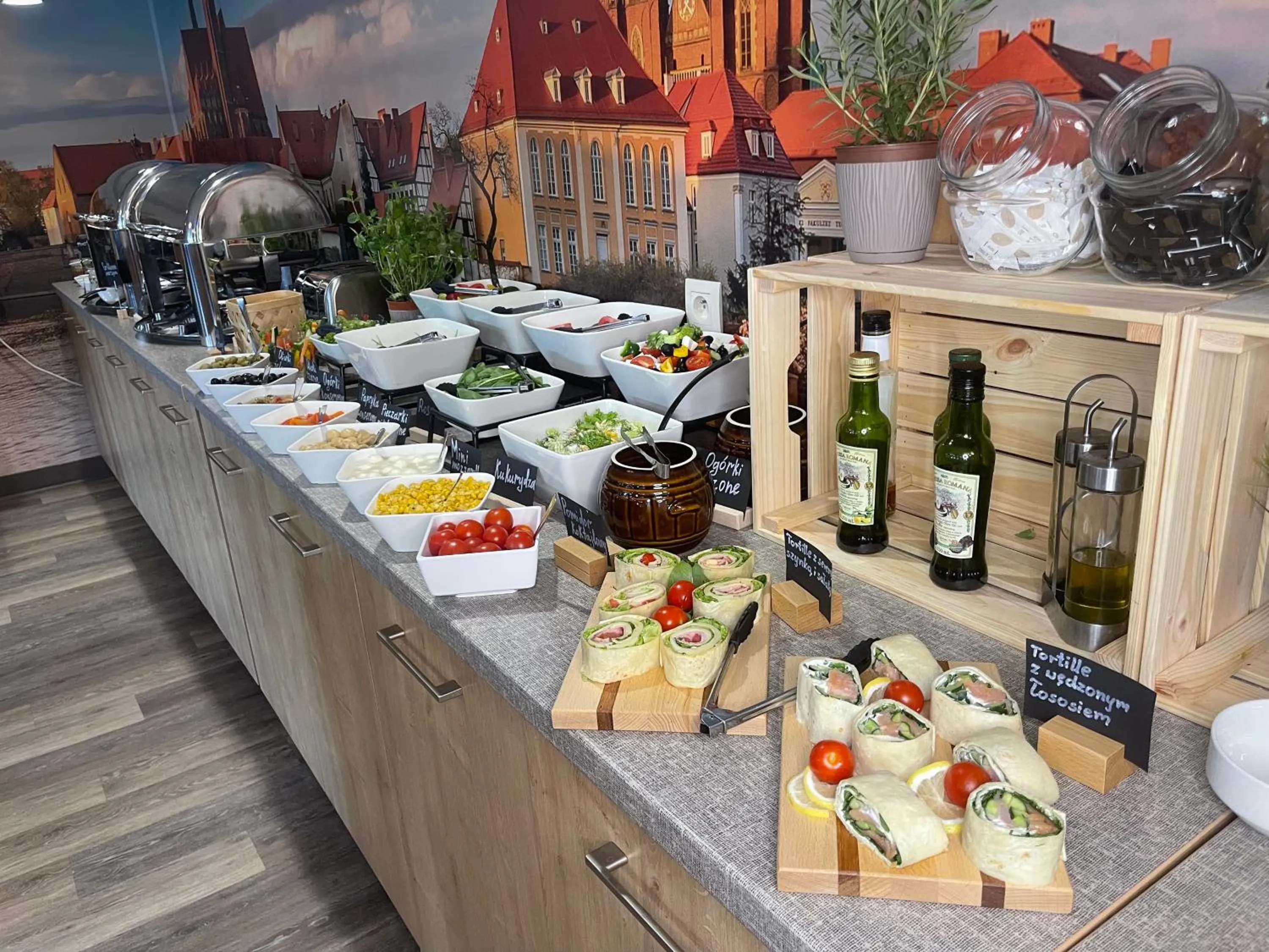 Buffet breakfast in Boutique Hotel's Kwiska - Legnicka