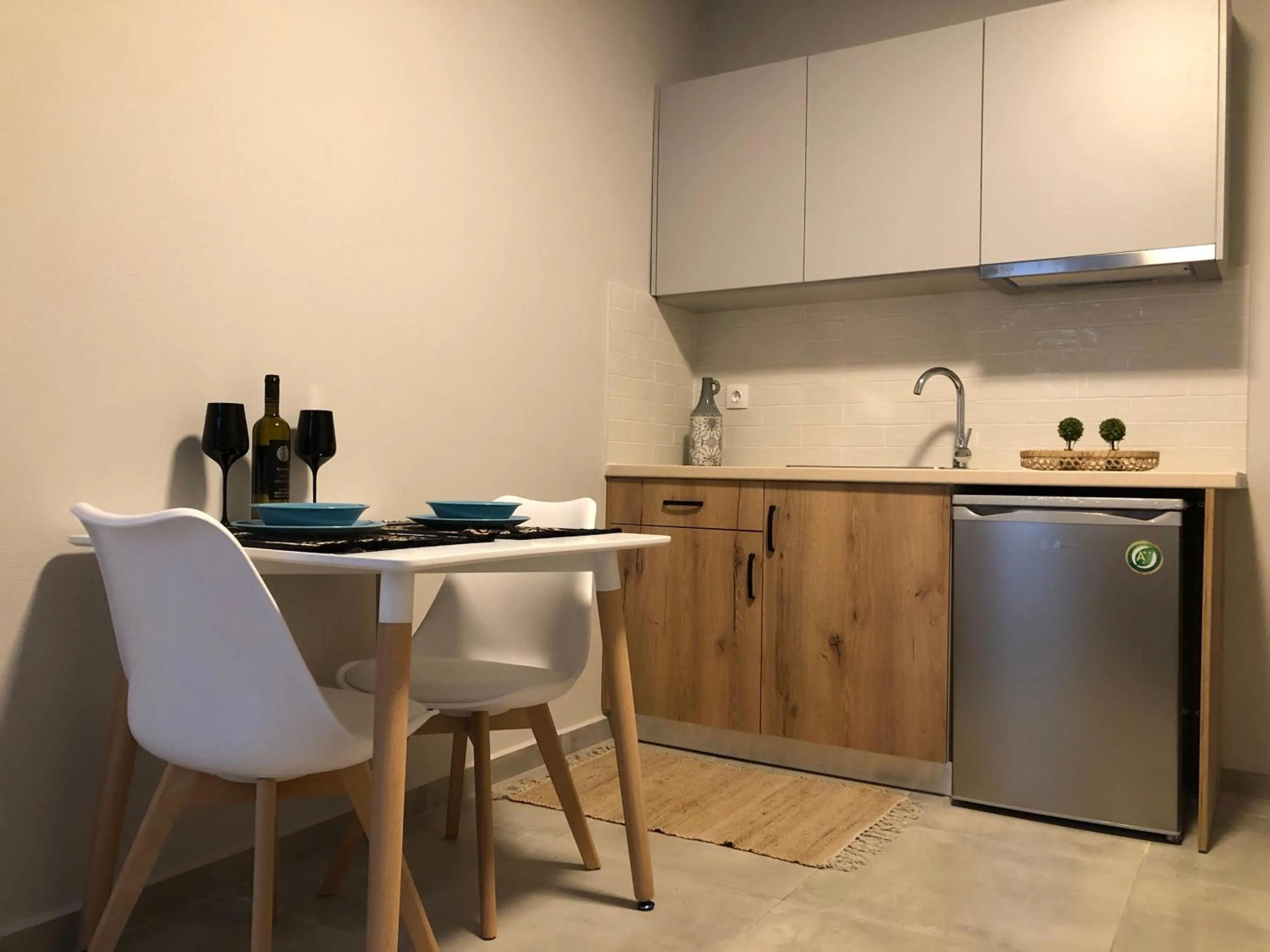 Kitchen or kitchenette in George Deluxe Apartments