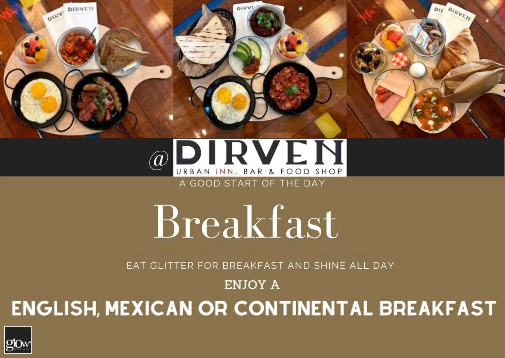 Breakfast in Design Hotel Glow