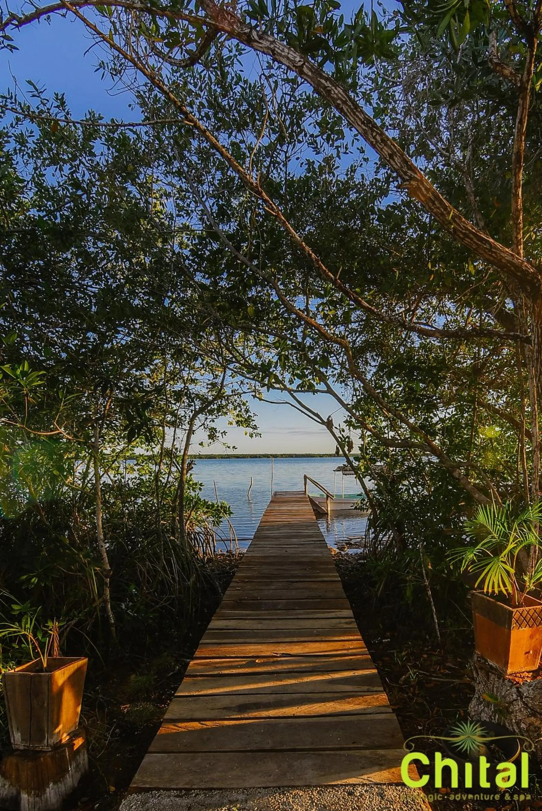 Lake view in Hotel El Chital