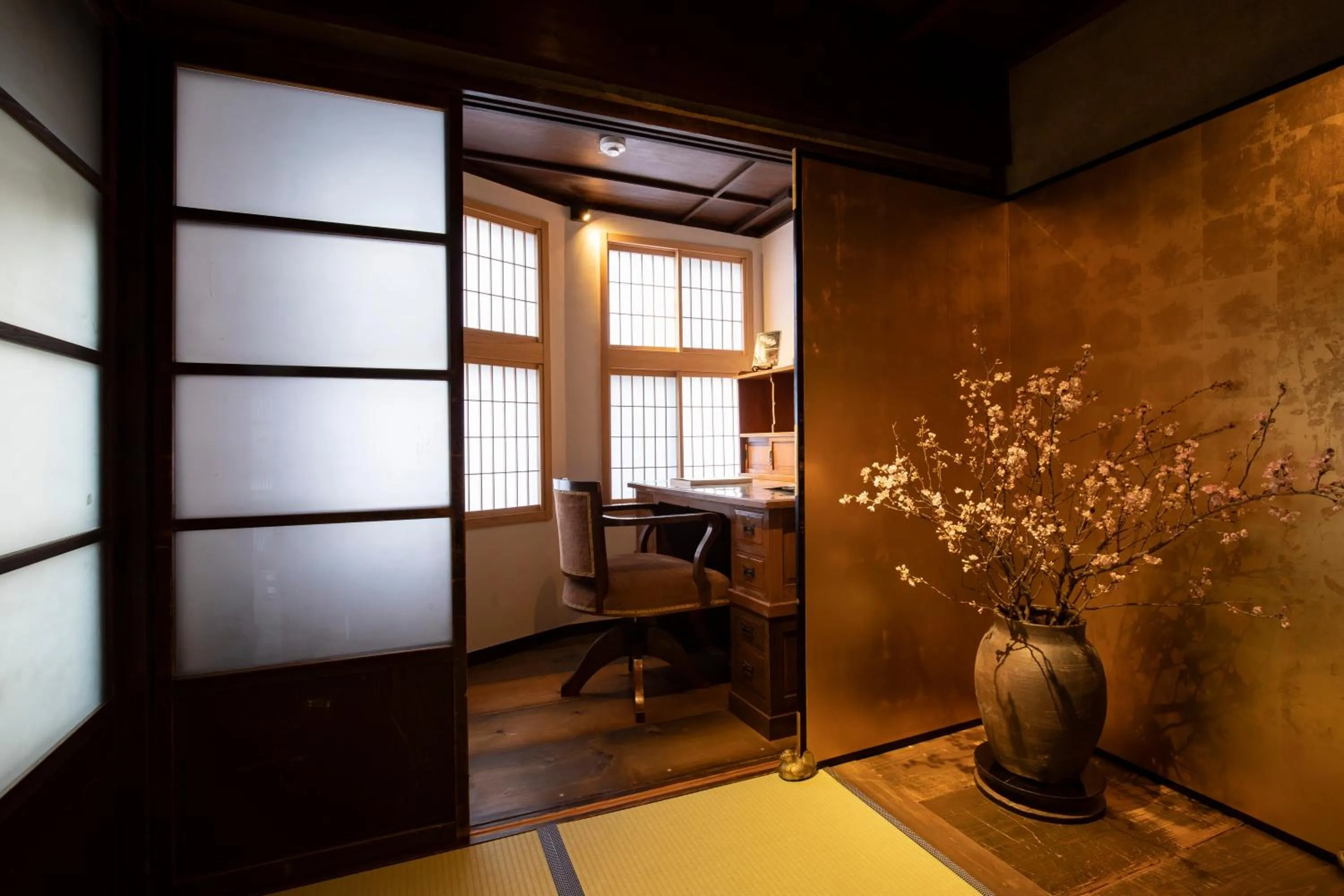 Lobby or reception in Kanazawa Machiya Kenroku