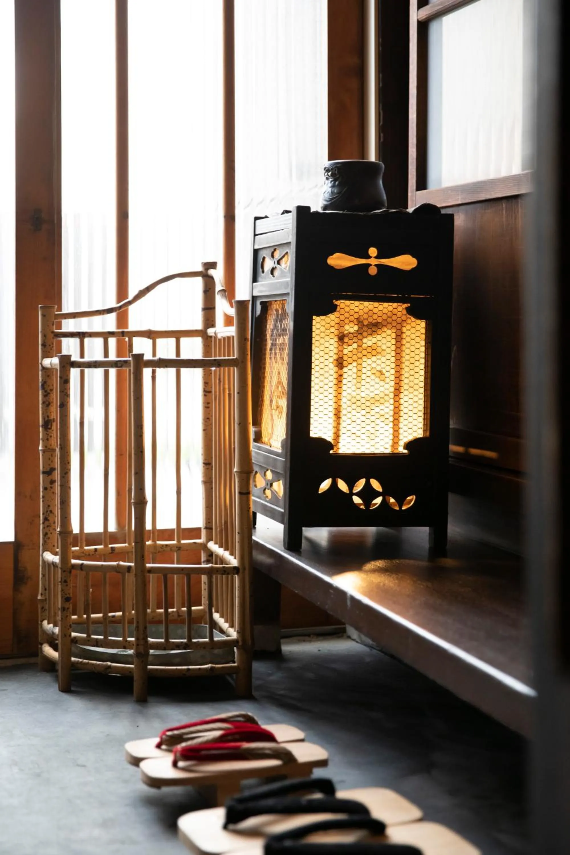 Lobby or reception in Kanazawa Machiya Kenroku