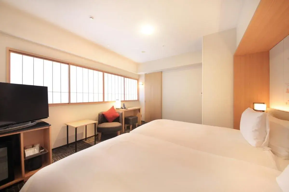 Bed in Richmond Hotel Premier Kyoto Ekimae